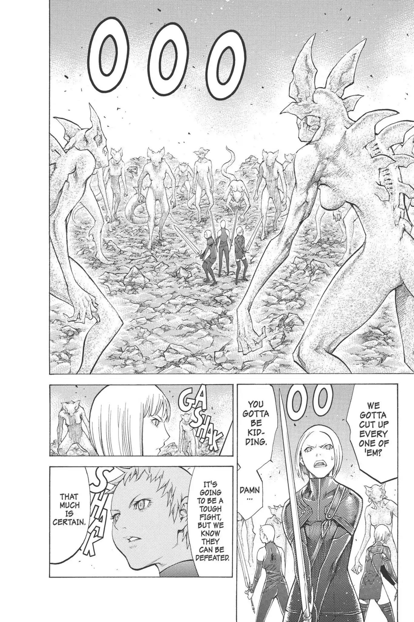 Claymore Chapter 95 page 17 - Chapter 95: Vol.17 Scene 95: The Claws of Memories, Part 6
