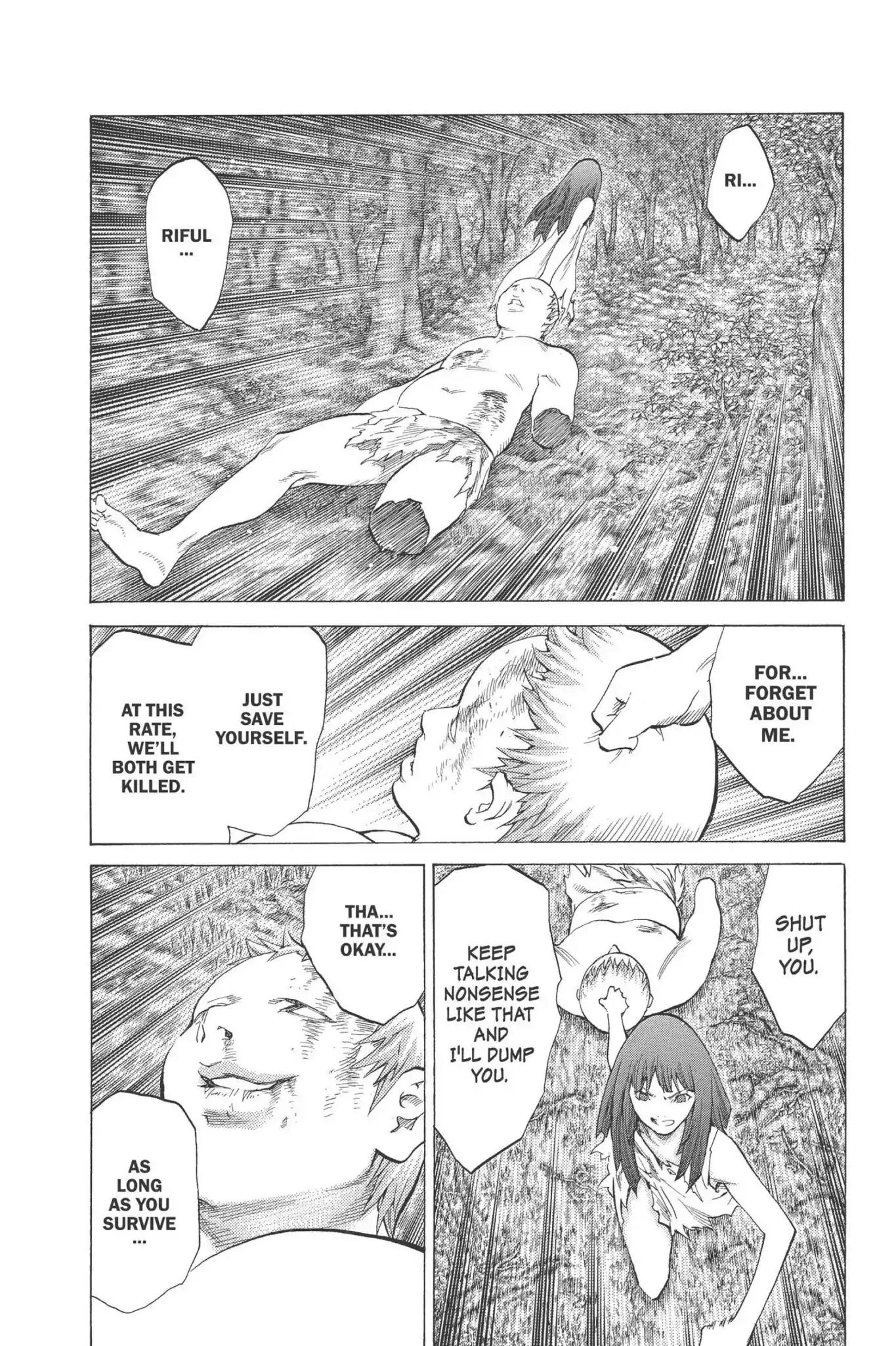 Claymore Chapter 95 page 19 - Chapter 95: Vol.17 Scene 95: The Claws of Memories, Part 6