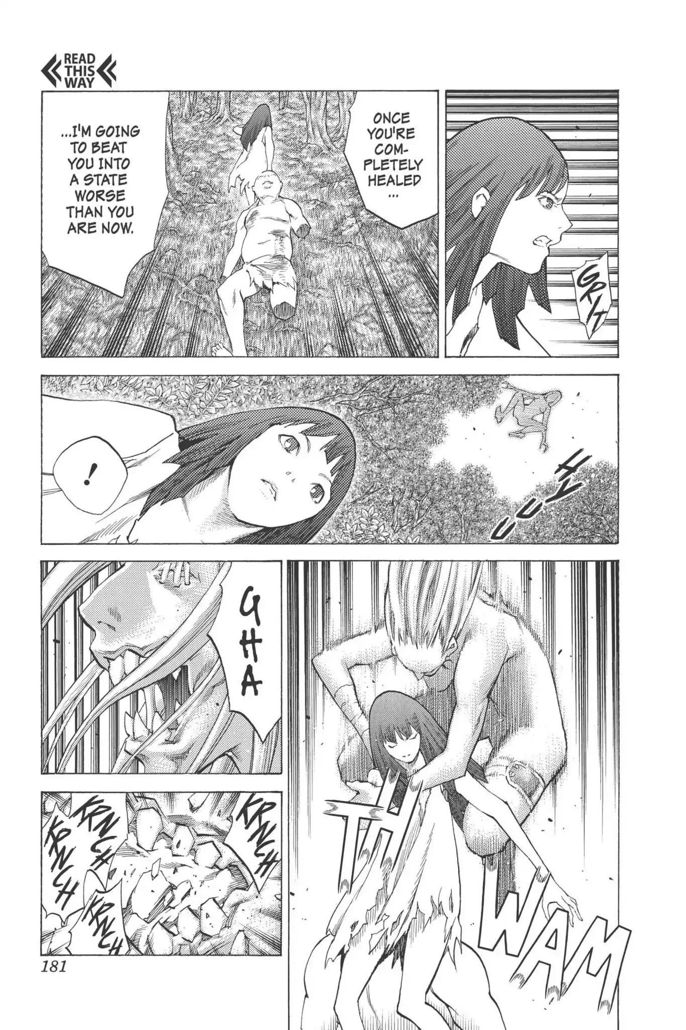 Claymore Chapter 95 page 20 - Chapter 95: Vol.17 Scene 95: The Claws of Memories, Part 6