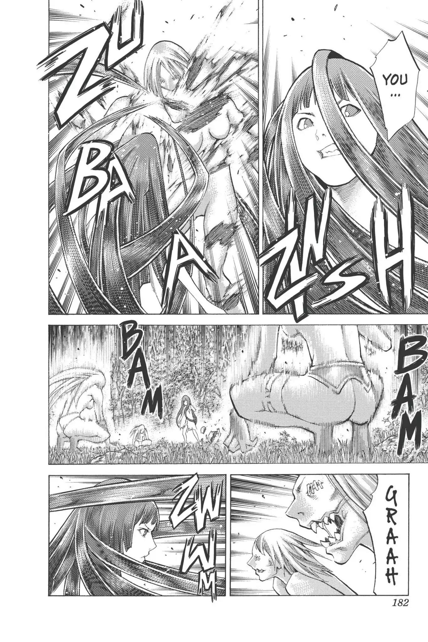 Claymore Chapter 95 page 21 - Chapter 95: Vol.17 Scene 95: The Claws of Memories, Part 6