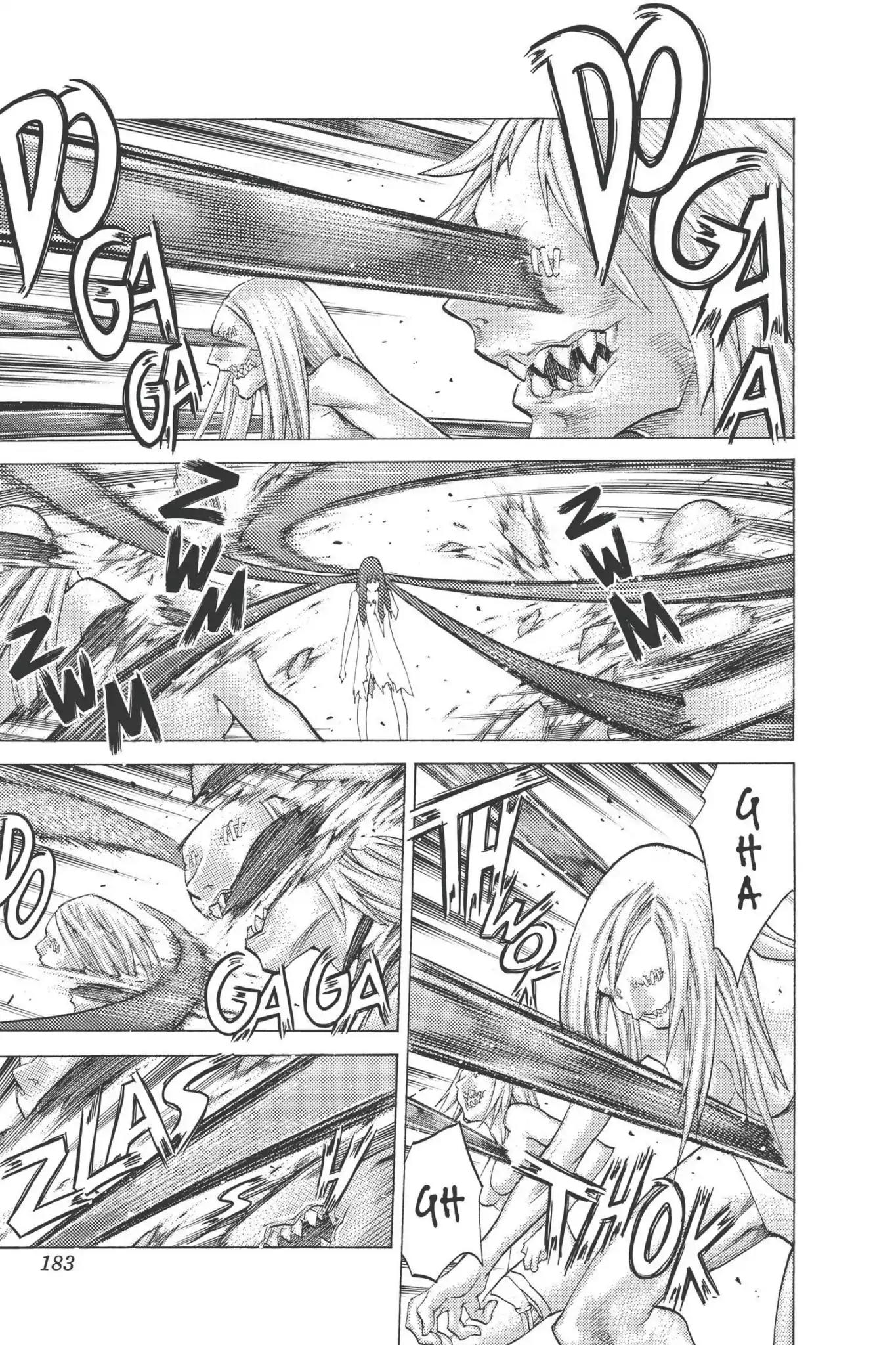 Claymore Chapter 95 page 22 - Chapter 95: Vol.17 Scene 95: The Claws of Memories, Part 6