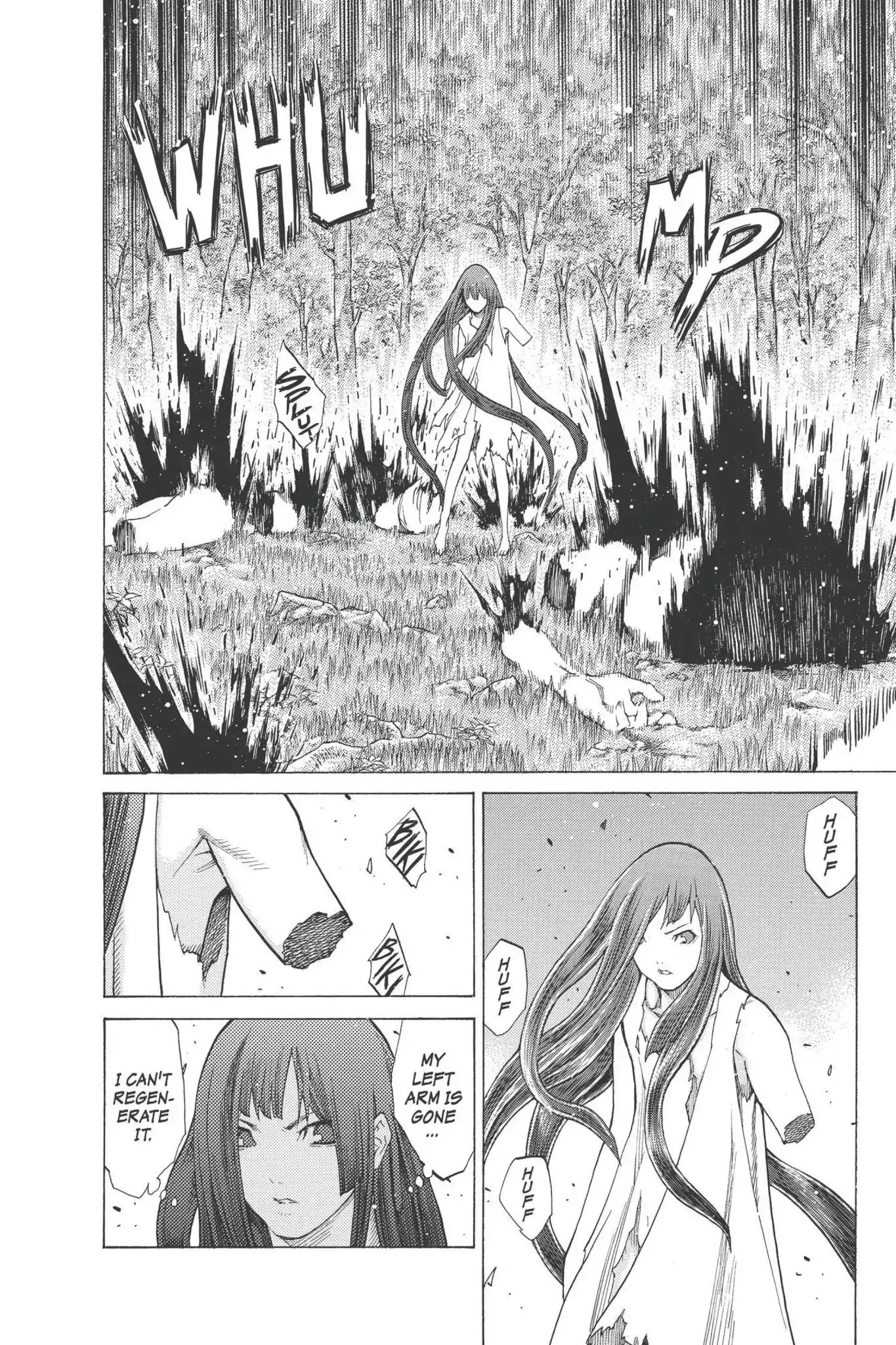 Claymore Chapter 95 page 23 - Chapter 95: Vol.17 Scene 95: The Claws of Memories, Part 6