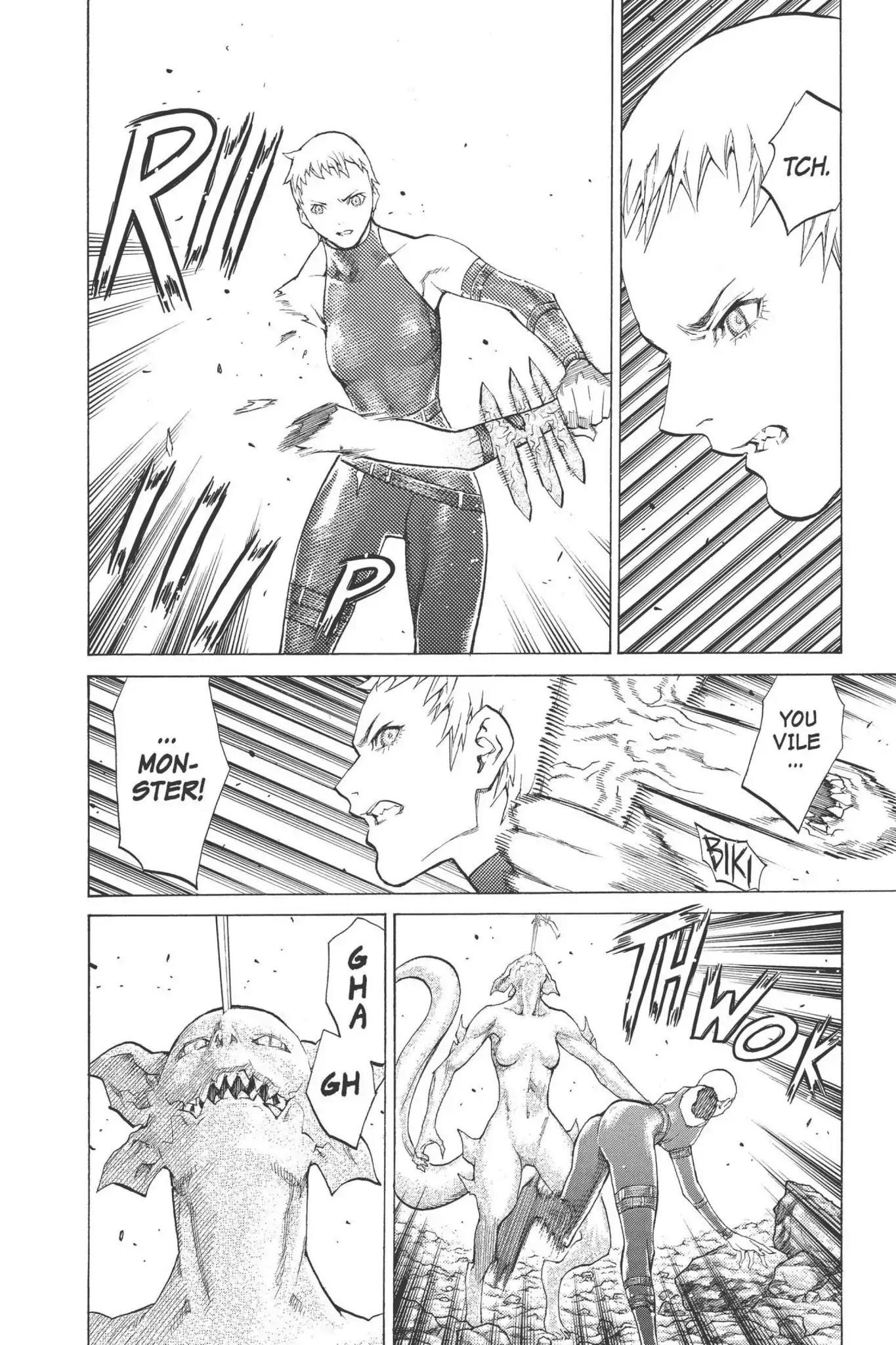 Claymore Chapter 95 page 9 - Chapter 95: Vol.17 Scene 95: The Claws of Memories, Part 6