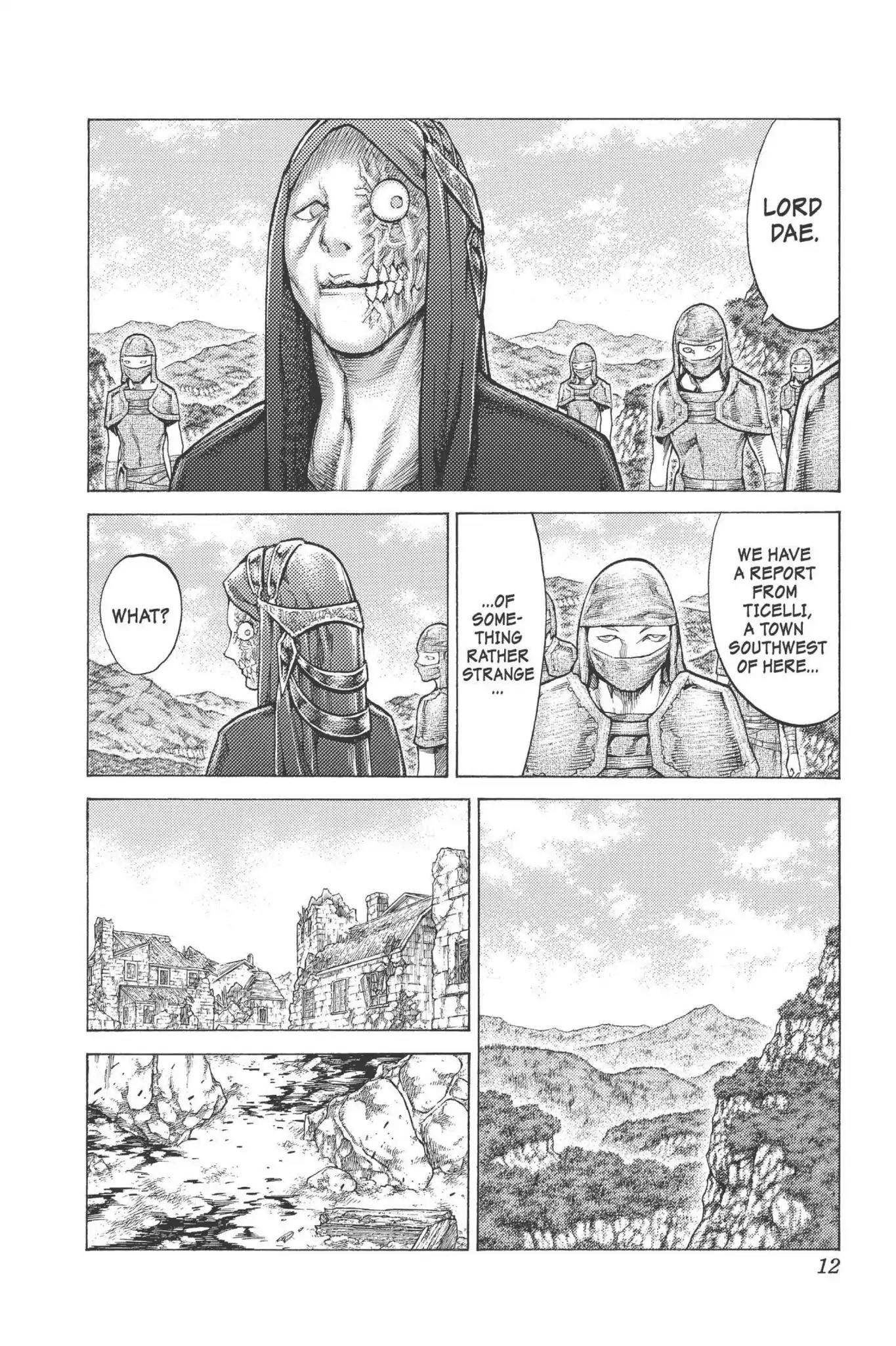 Claymore Chapter 96 page 11 - Chapter 96: Vol.18 Scene 96: The Ashes of Lautrec, Part 1