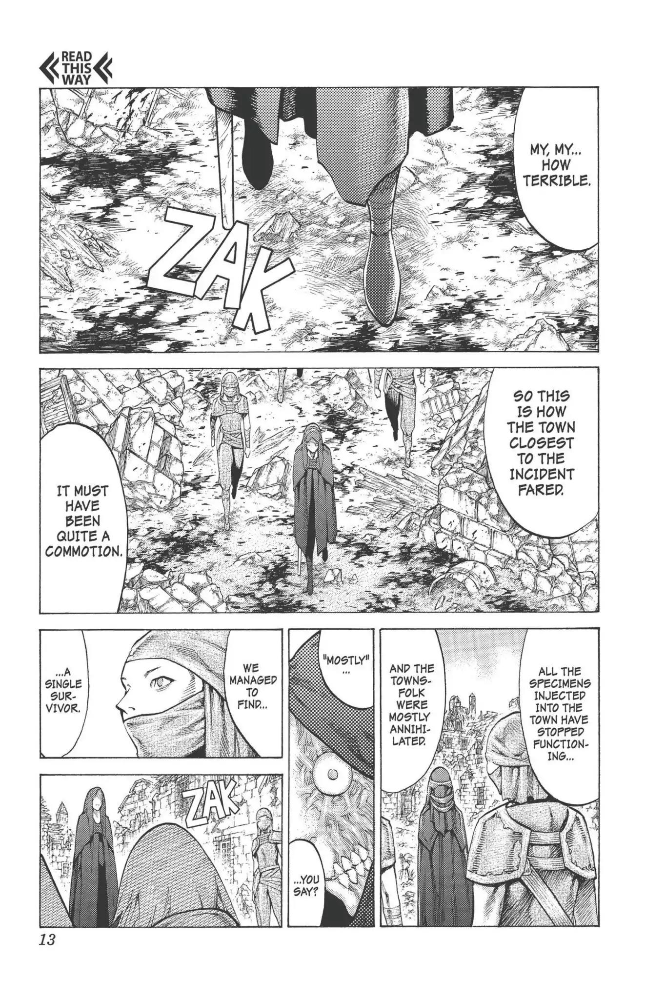 Claymore Chapter 96 page 12 - Chapter 96: Vol.18 Scene 96: The Ashes of Lautrec, Part 1