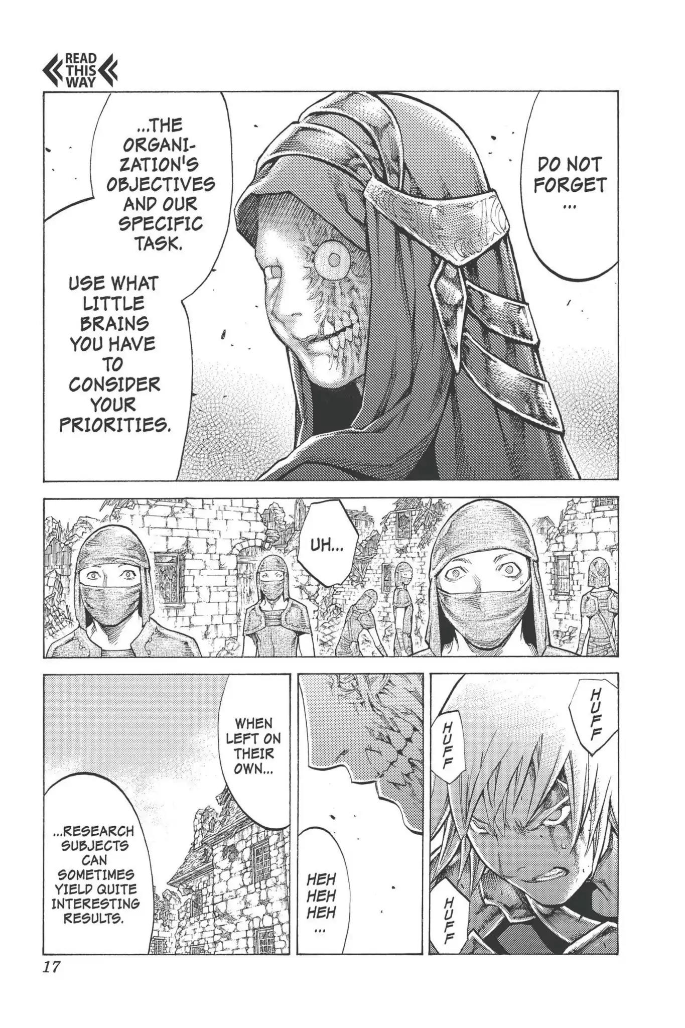 Claymore Chapter 96 page 16 - Chapter 96: Vol.18 Scene 96: The Ashes of Lautrec, Part 1