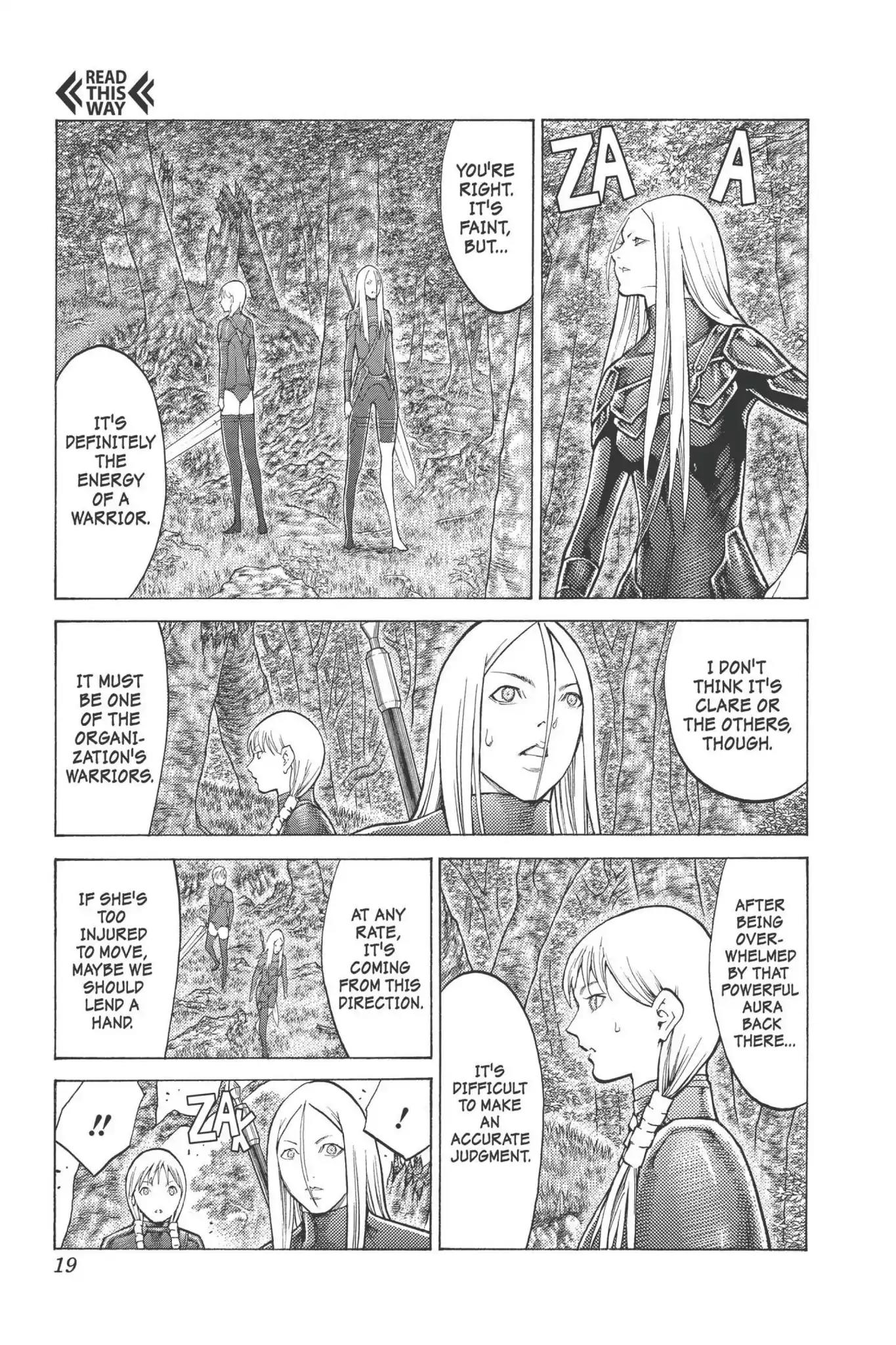 Claymore Chapter 96 page 18 - Chapter 96: Vol.18 Scene 96: The Ashes of Lautrec, Part 1