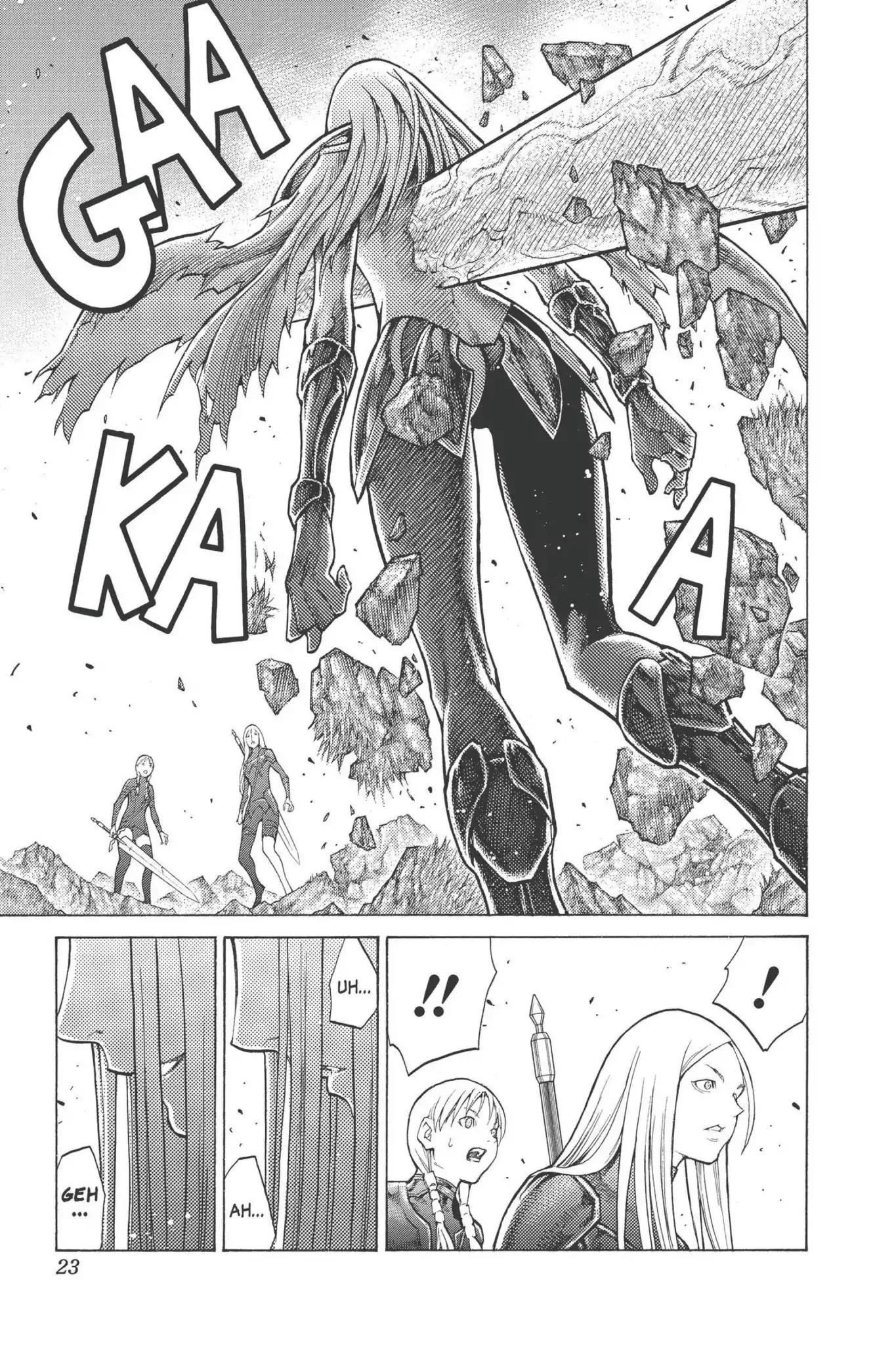 Claymore Chapter 96 page 22 - Chapter 96: Vol.18 Scene 96: The Ashes of Lautrec, Part 1
