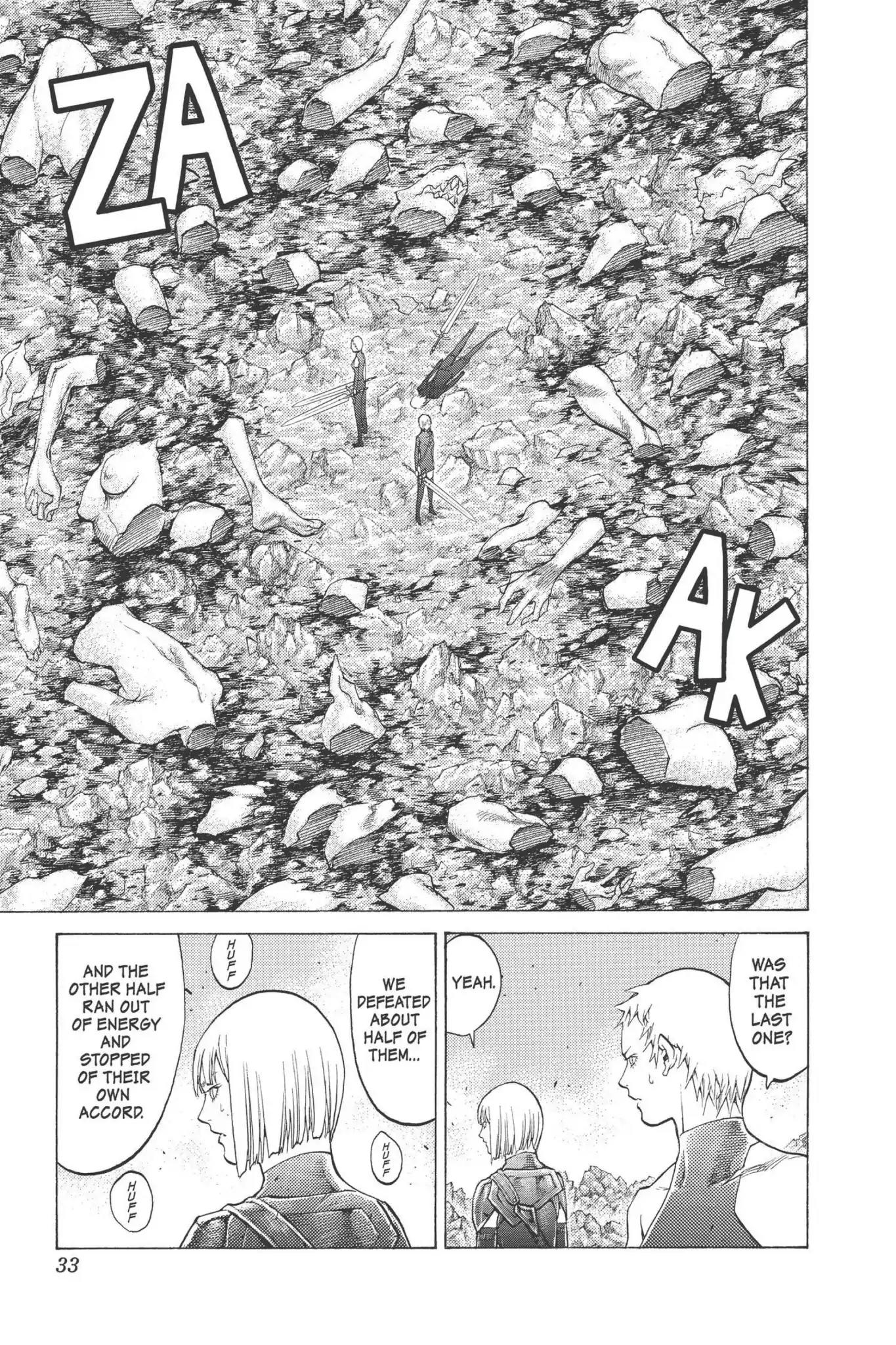 Claymore Chapter 96 page 30 - Chapter 96: Vol.18 Scene 96: The Ashes of Lautrec, Part 1