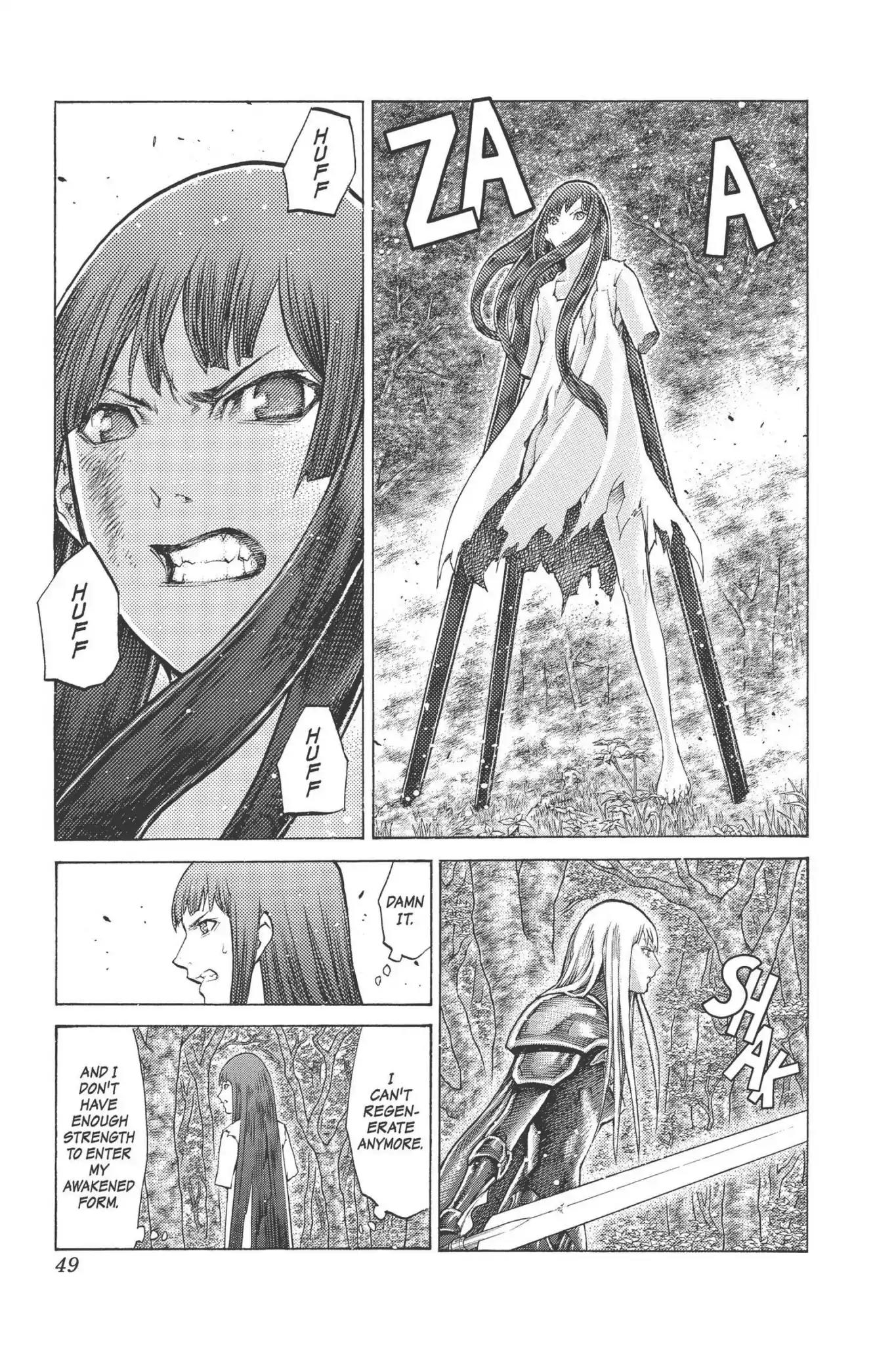 Claymore Chapter 97 page 10 - Chapter 97: Vol.18 Scene 97: The Ashes of Lautrec, Part 2