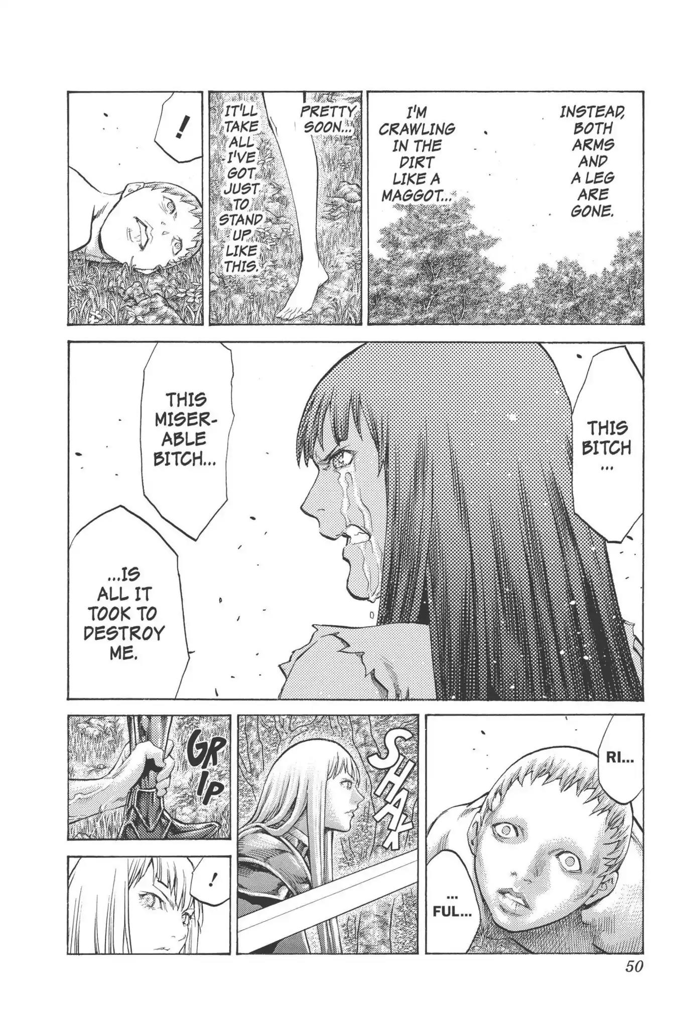 Claymore Chapter 97 page 11 - Chapter 97: Vol.18 Scene 97: The Ashes of Lautrec, Part 2