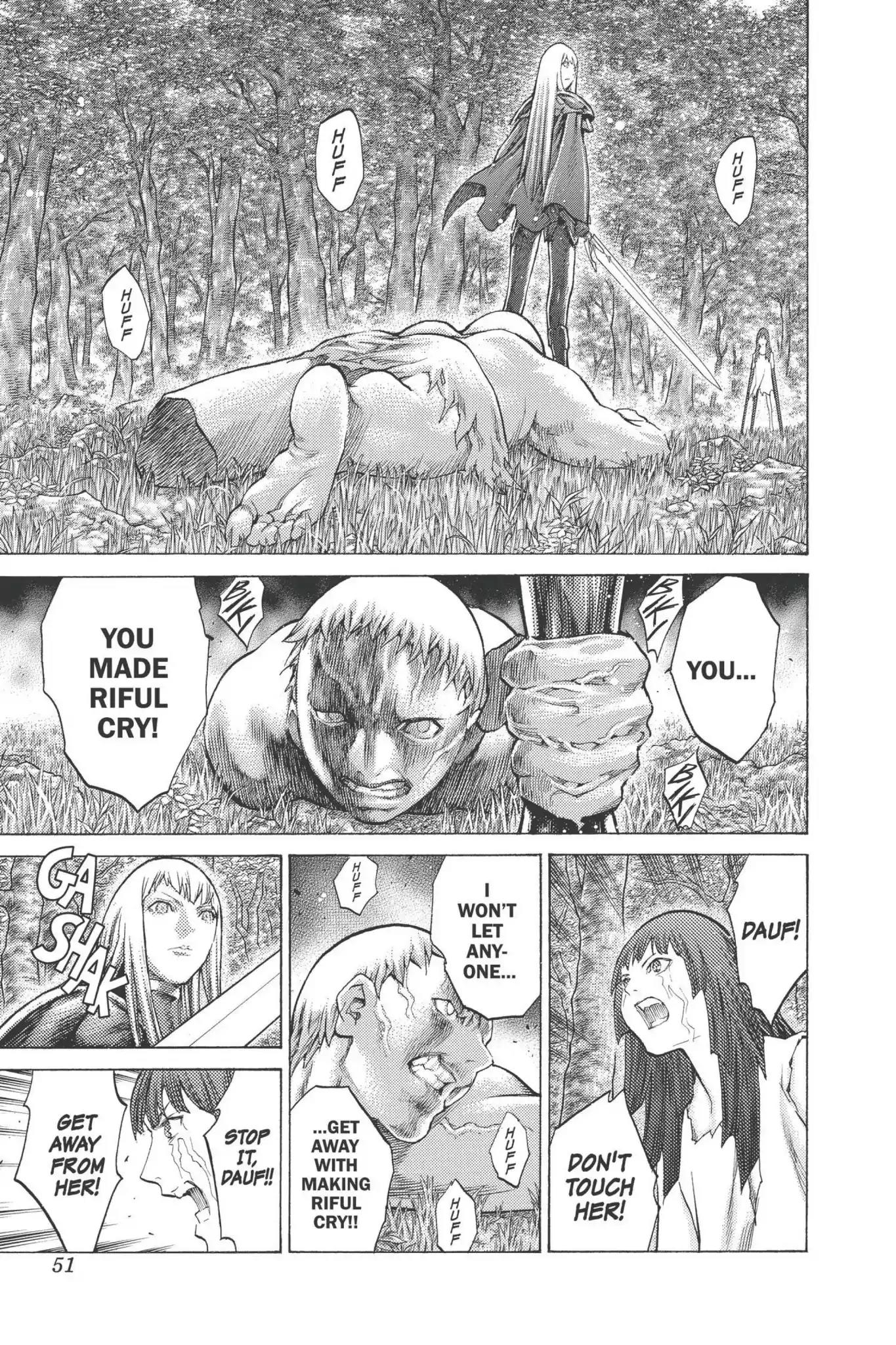 Claymore Chapter 97 page 12 - Chapter 97: Vol.18 Scene 97: The Ashes of Lautrec, Part 2