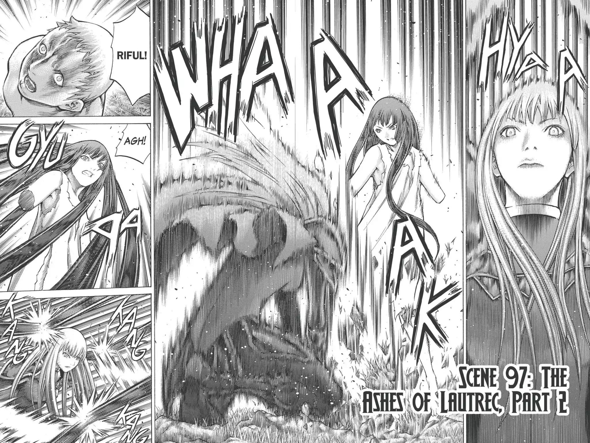 Claymore Chapter 97 page 2 - Chapter 97: Vol.18 Scene 97: The Ashes of Lautrec, Part 2