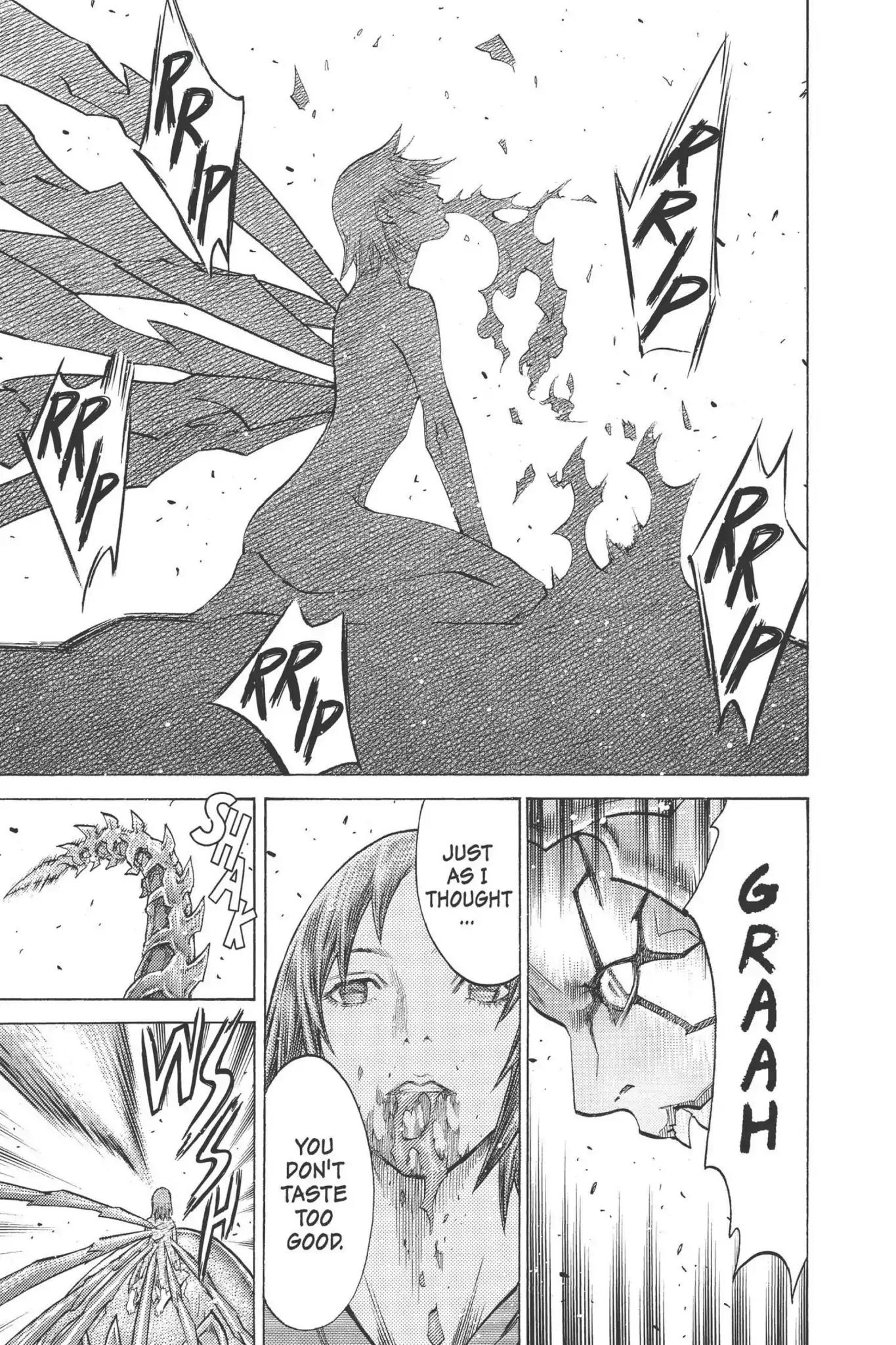 Claymore Chapter 97 page 22 - Chapter 97: Vol.18 Scene 97: The Ashes of Lautrec, Part 2