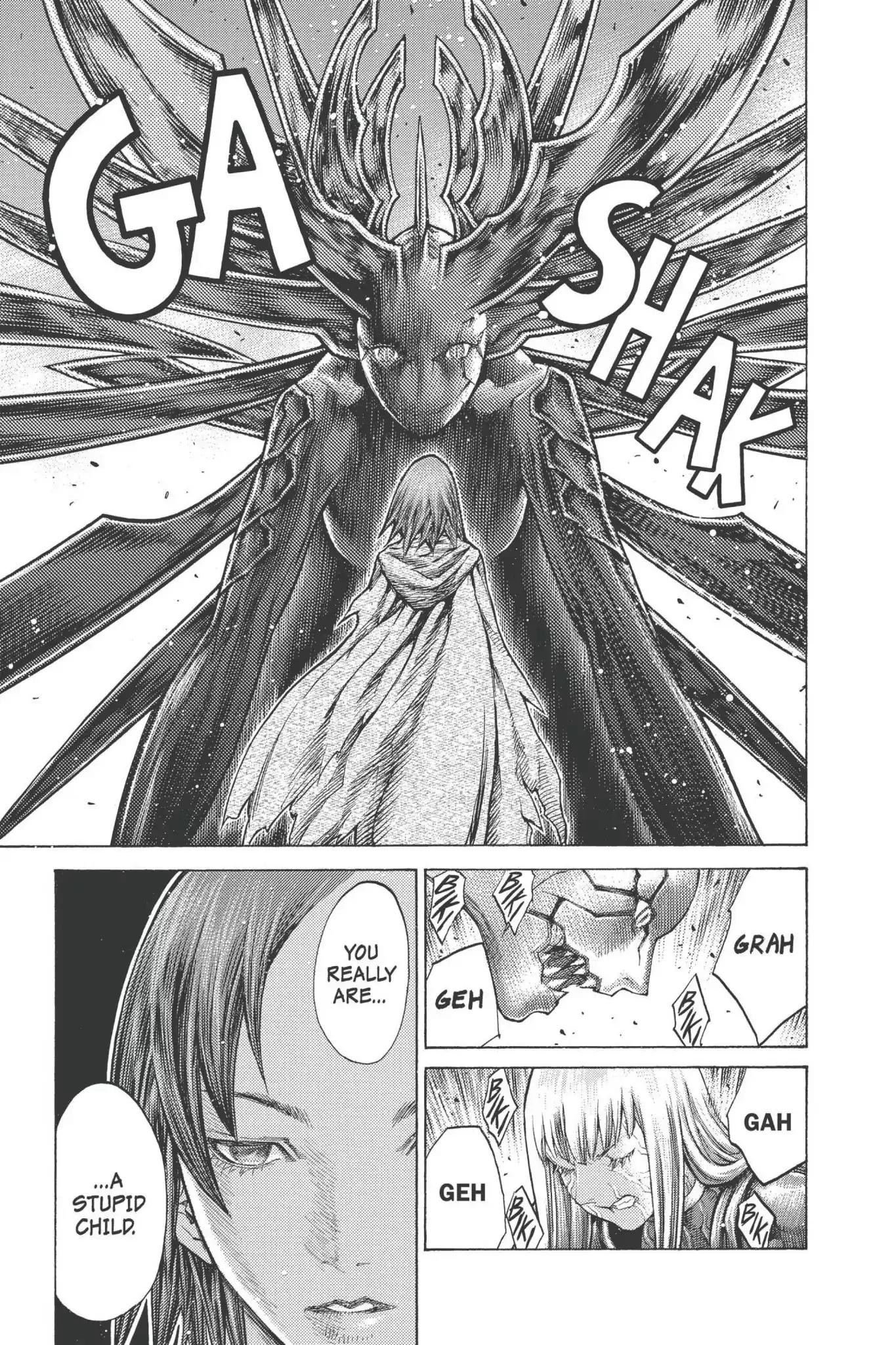 Claymore Chapter 97 page 27 - Chapter 97: Vol.18 Scene 97: The Ashes of Lautrec, Part 2
