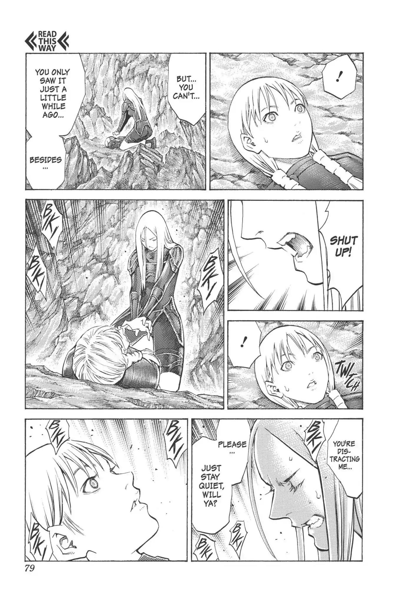 Claymore Chapter 98 page 10 - Chapter 98: Vol.18 Scene 98: The Ashes of Lautrec, Part 3