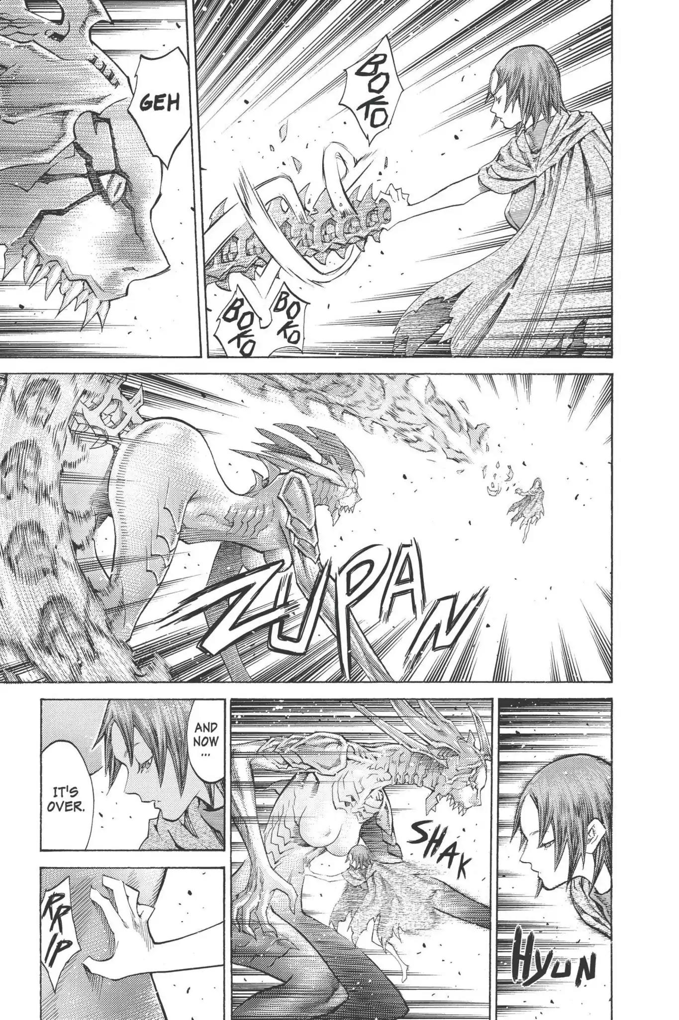 Claymore Chapter 98 page 18 - Chapter 98: Vol.18 Scene 98: The Ashes of Lautrec, Part 3