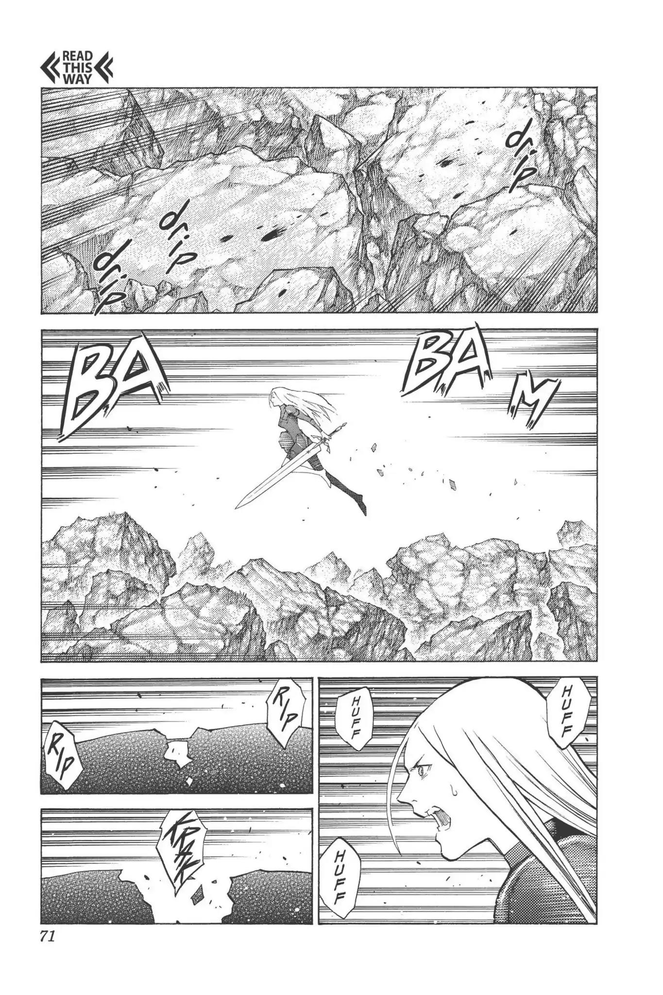 Claymore Chapter 98 page 2 - Chapter 98: Vol.18 Scene 98: The Ashes of Lautrec, Part 3