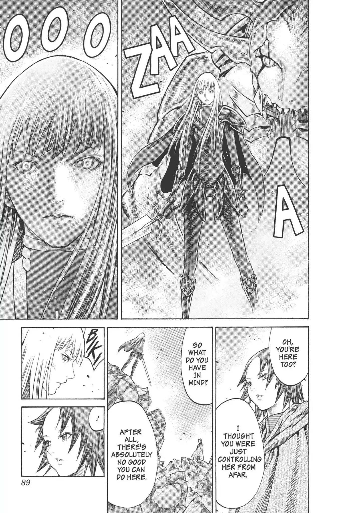 Claymore Chapter 98 page 20 - Chapter 98: Vol.18 Scene 98: The Ashes of Lautrec, Part 3