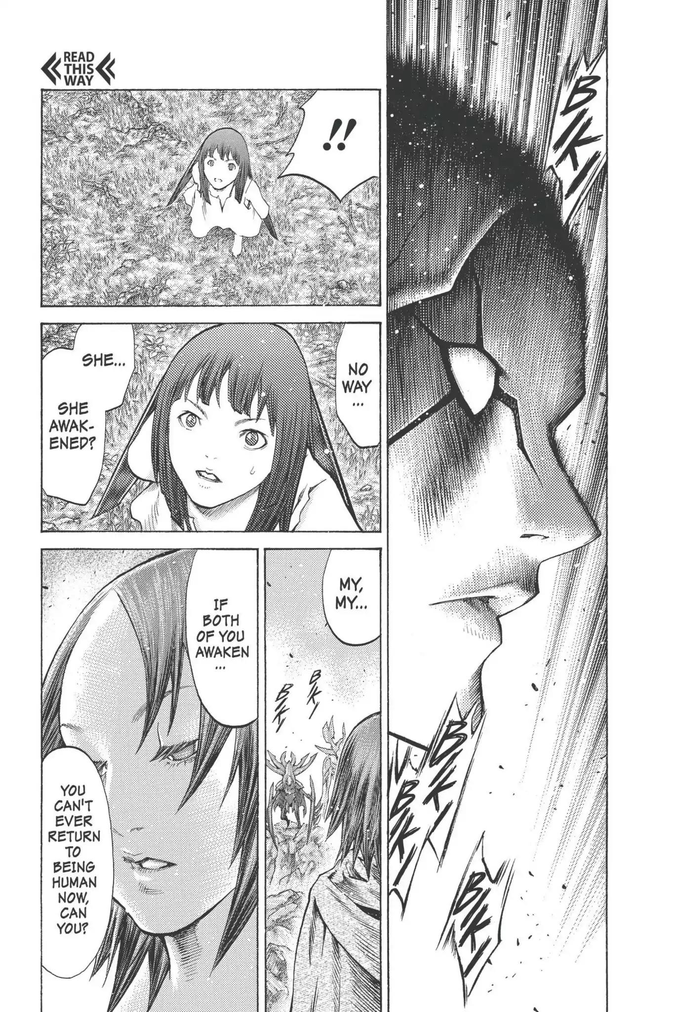 Claymore Chapter 98 page 22 - Chapter 98: Vol.18 Scene 98: The Ashes of Lautrec, Part 3
