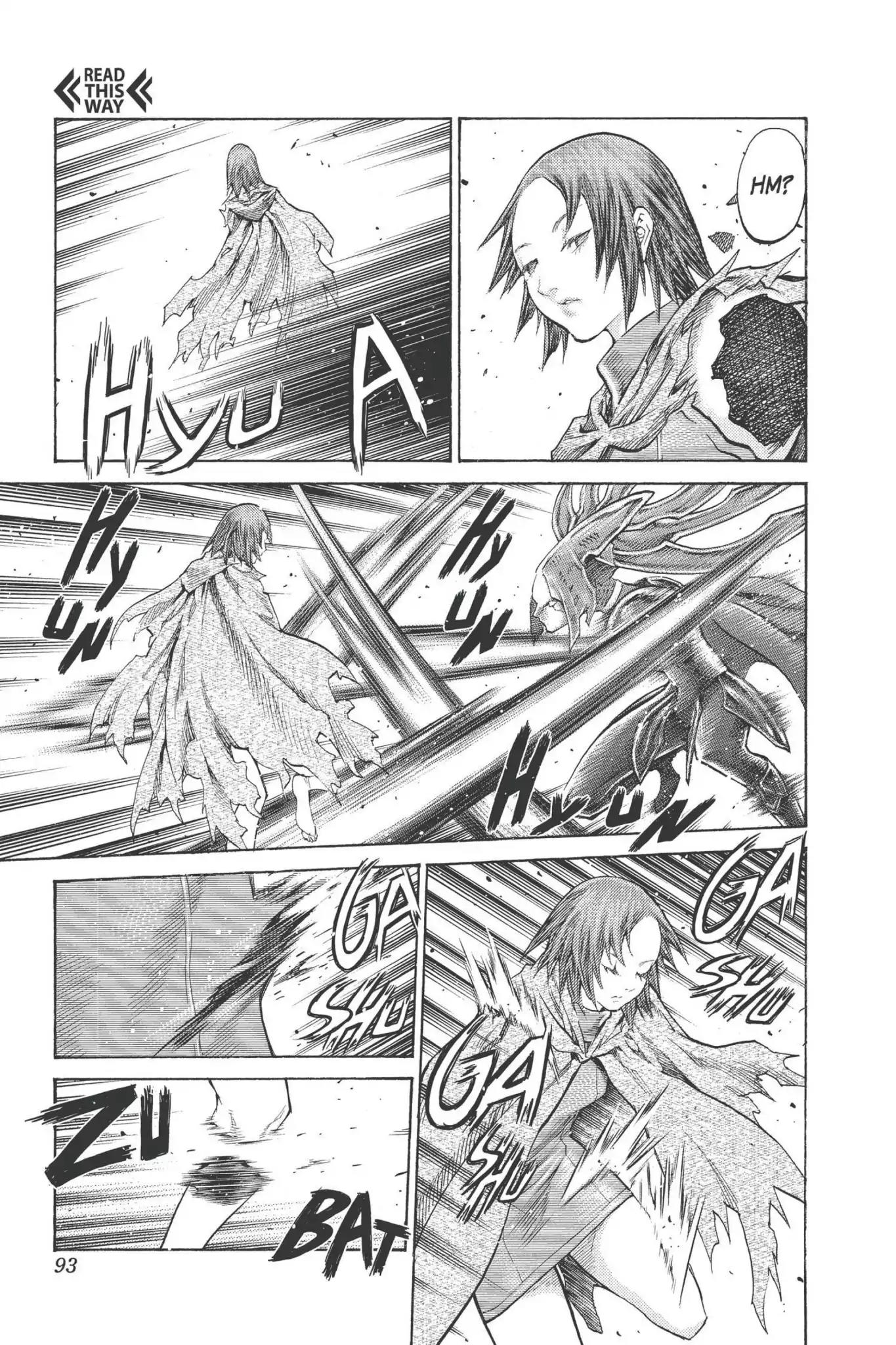 Claymore Chapter 98 page 24 - Chapter 98: Vol.18 Scene 98: The Ashes of Lautrec, Part 3