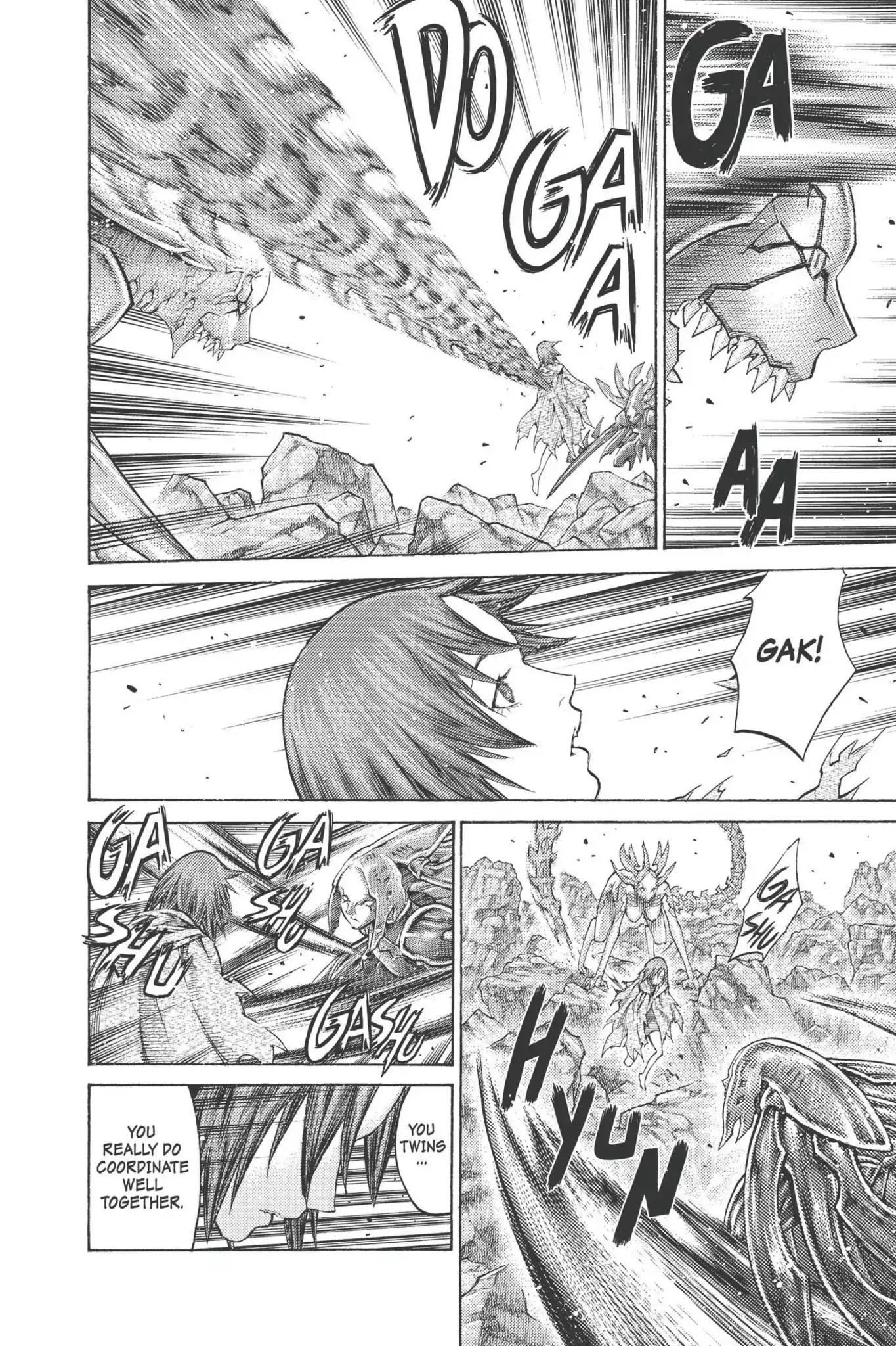 Claymore Chapter 98 page 25 - Chapter 98: Vol.18 Scene 98: The Ashes of Lautrec, Part 3