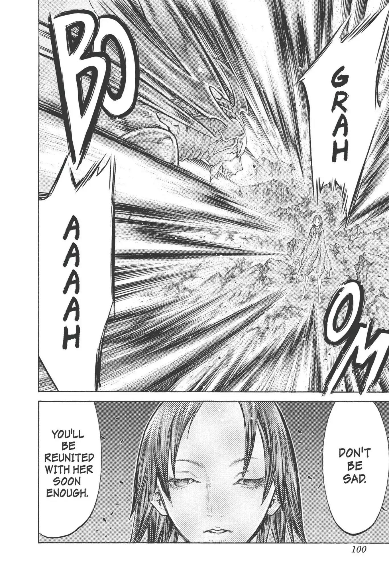 Claymore Chapter 98 page 30 - Chapter 98: Vol.18 Scene 98: The Ashes of Lautrec, Part 3