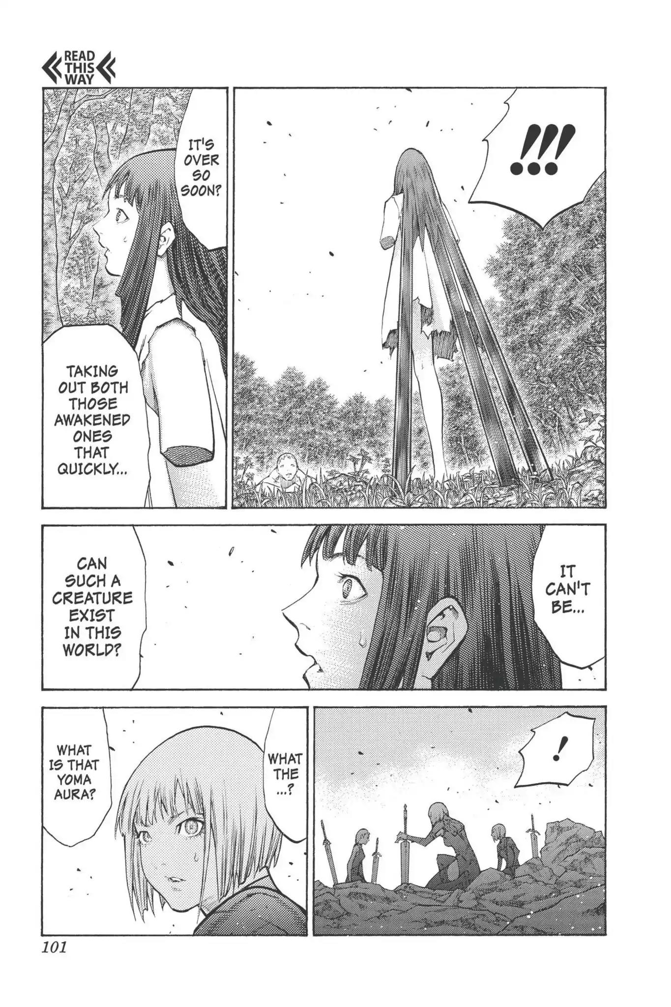 Claymore Chapter 98 page 31 - Chapter 98: Vol.18 Scene 98: The Ashes of Lautrec, Part 3