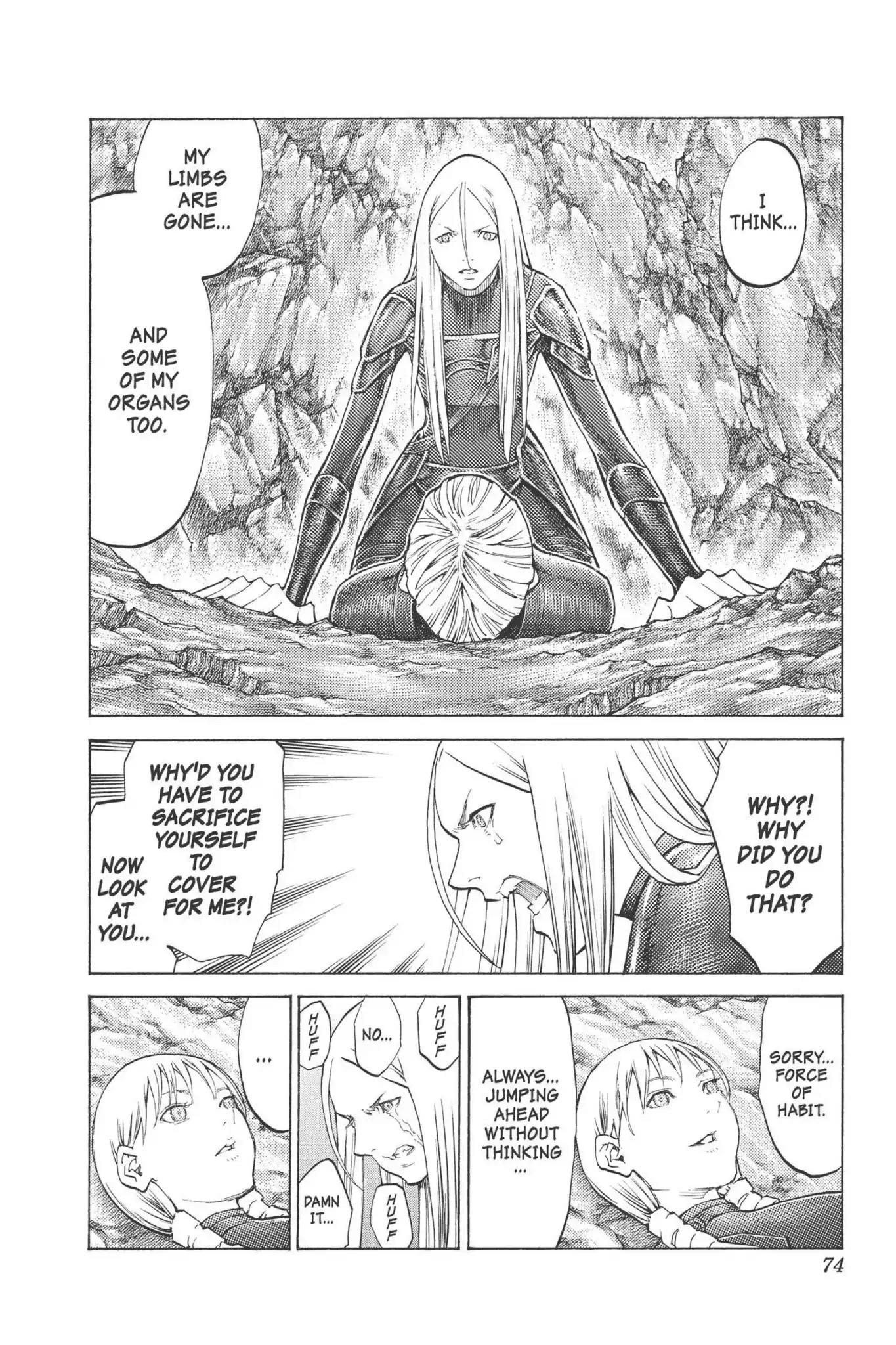 Claymore Chapter 98 page 5 - Chapter 98: Vol.18 Scene 98: The Ashes of Lautrec, Part 3