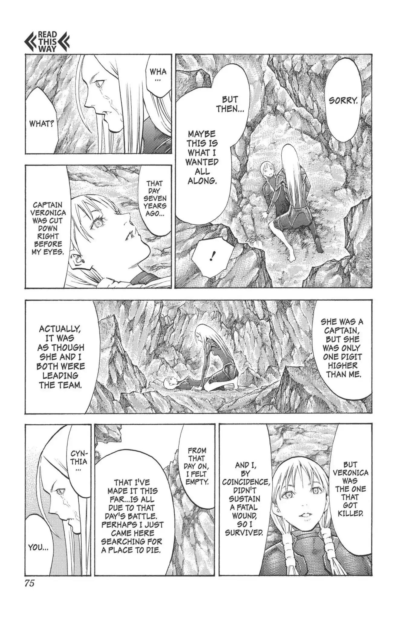 Claymore Chapter 98 page 6 - Chapter 98: Vol.18 Scene 98: The Ashes of Lautrec, Part 3
