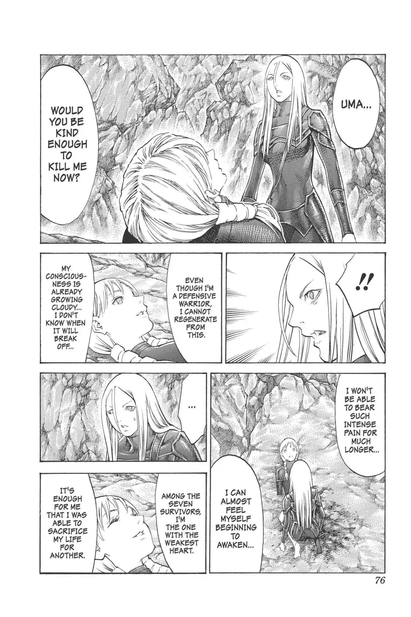 Claymore Chapter 98 page 7 - Chapter 98: Vol.18 Scene 98: The Ashes of Lautrec, Part 3