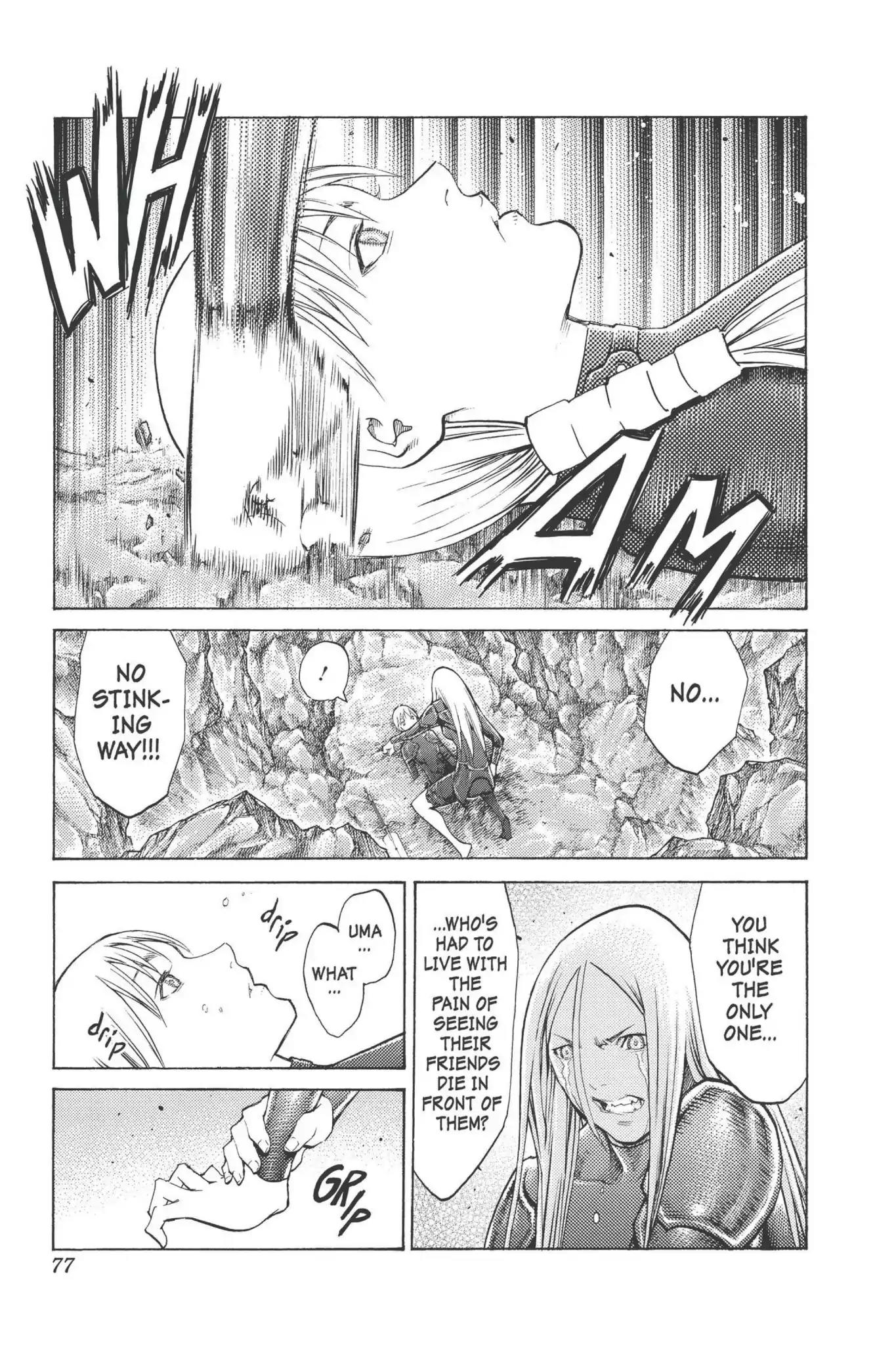 Claymore Chapter 98 page 8 - Chapter 98: Vol.18 Scene 98: The Ashes of Lautrec, Part 3