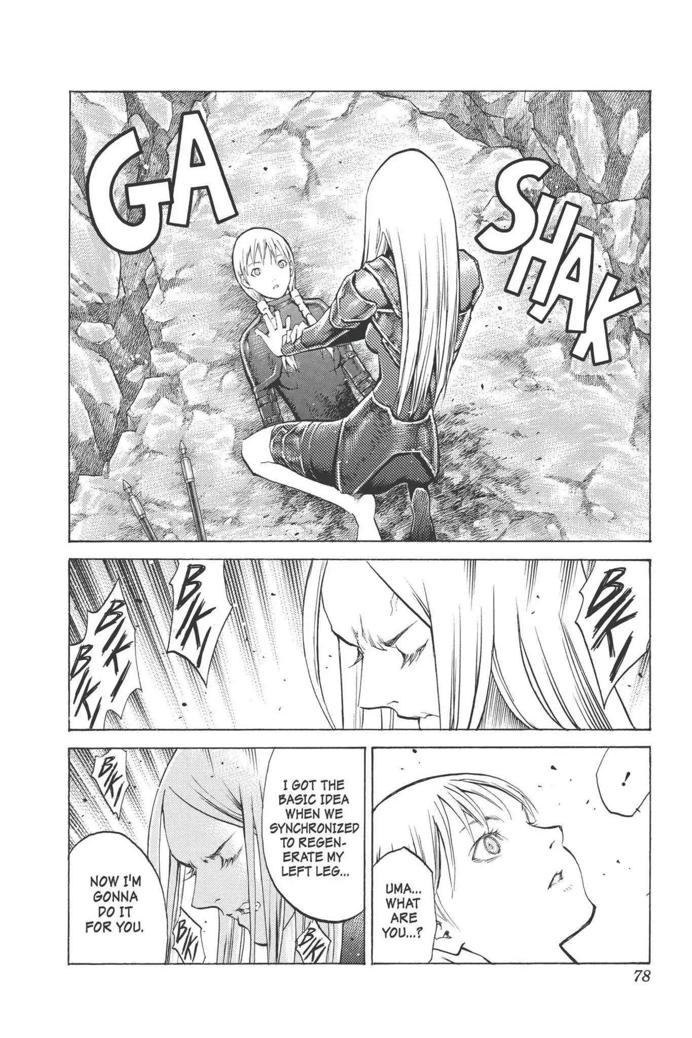 Claymore Chapter 98 page 9 - Chapter 98: Vol.18 Scene 98: The Ashes of Lautrec, Part 3