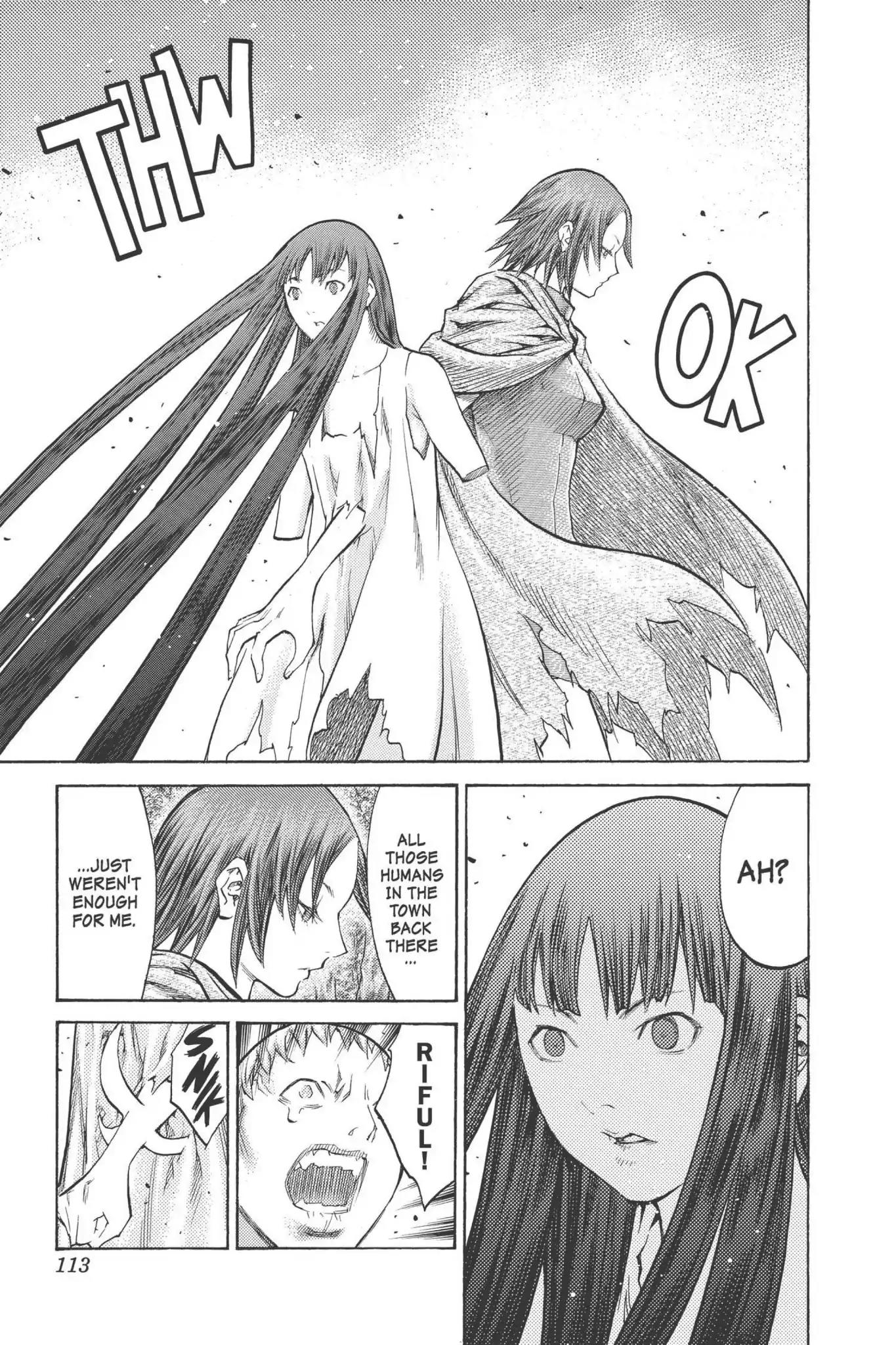 Claymore Chapter 99 page 10 - Chapter 99: Vol.18 Scene 99: The Ashes of Lautrec, Part 4