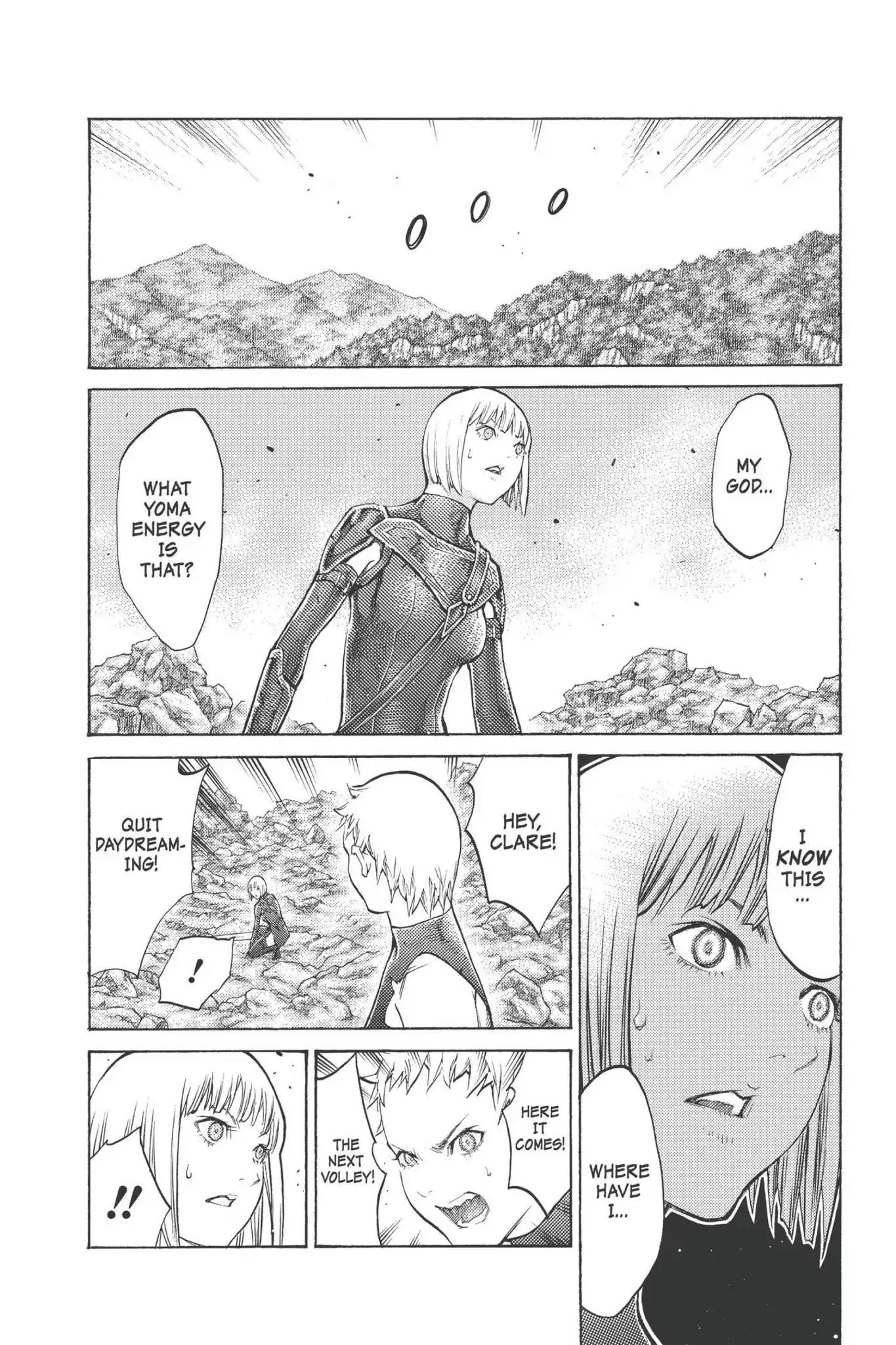 Claymore Chapter 99 page 12 - Chapter 99: Vol.18 Scene 99: The Ashes of Lautrec, Part 4