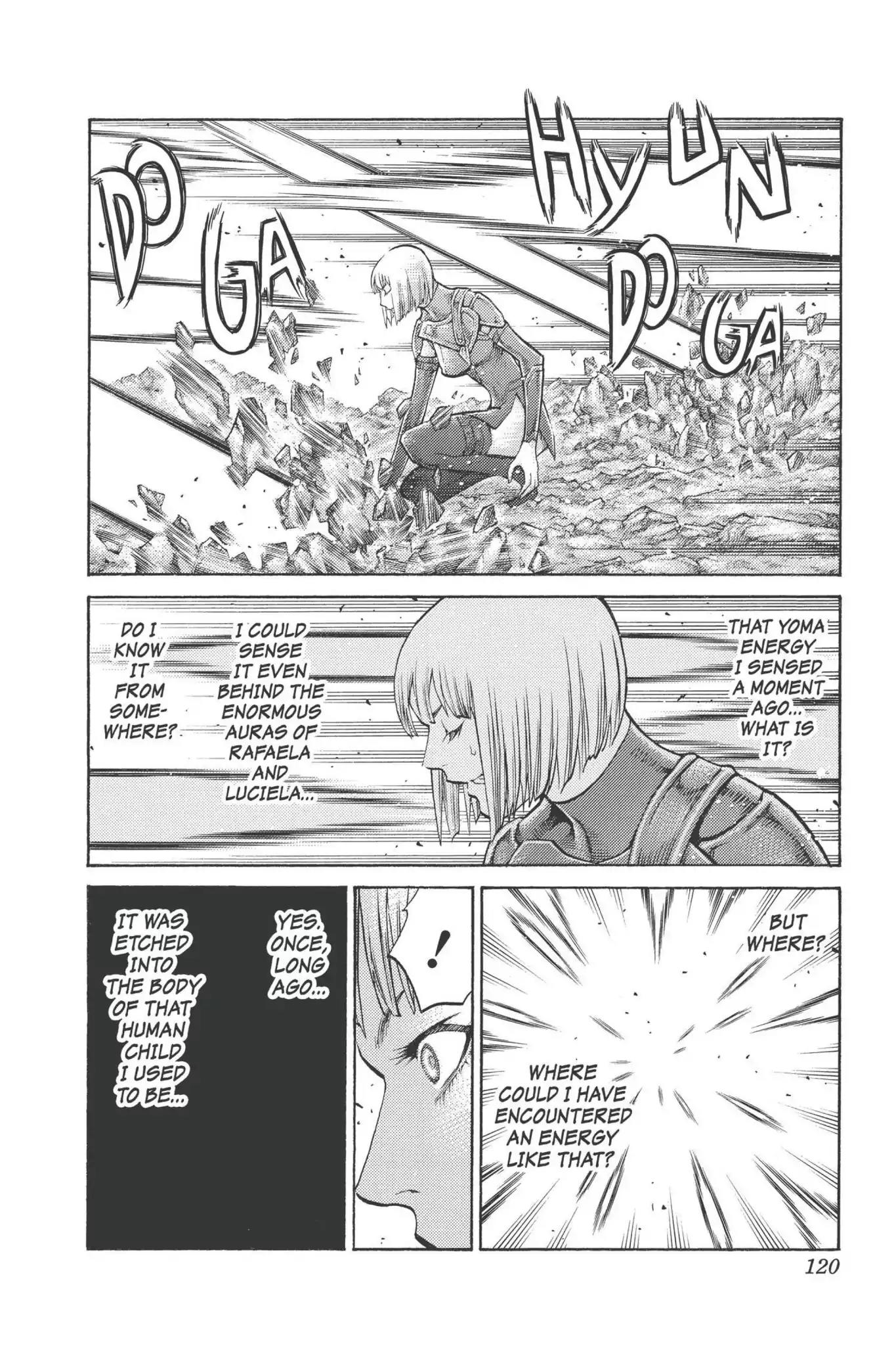 Claymore Chapter 99 page 16 - Chapter 99: Vol.18 Scene 99: The Ashes of Lautrec, Part 4