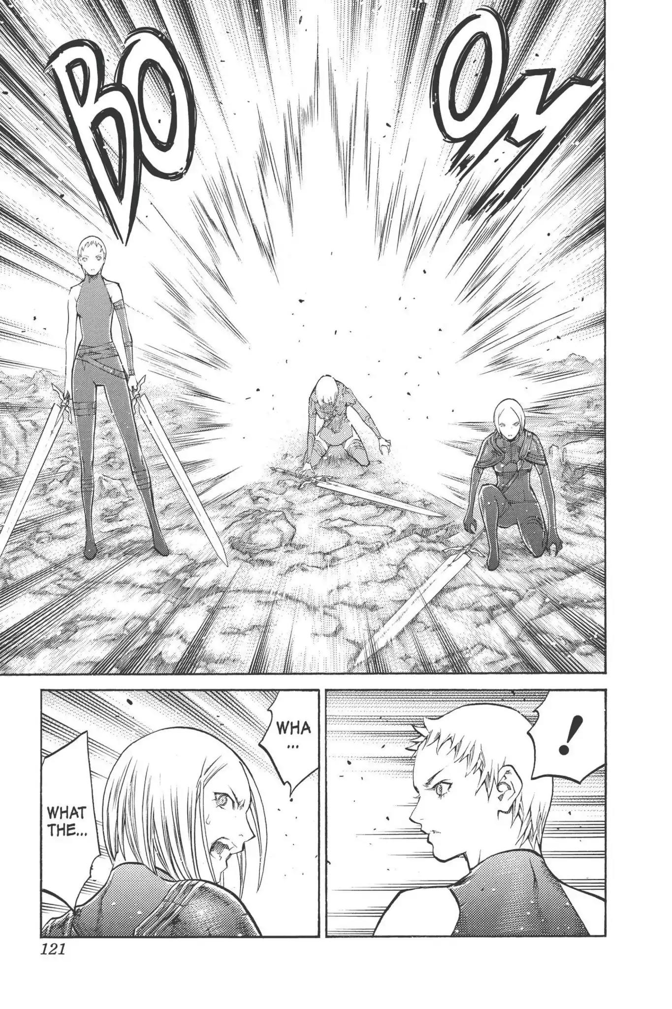 Claymore Chapter 99 page 17 - Chapter 99: Vol.18 Scene 99: The Ashes of Lautrec, Part 4