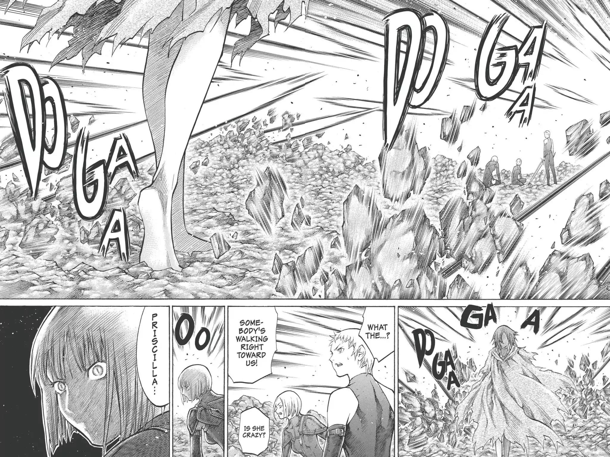 Claymore Chapter 99 page 19 - Chapter 99: Vol.18 Scene 99: The Ashes of Lautrec, Part 4