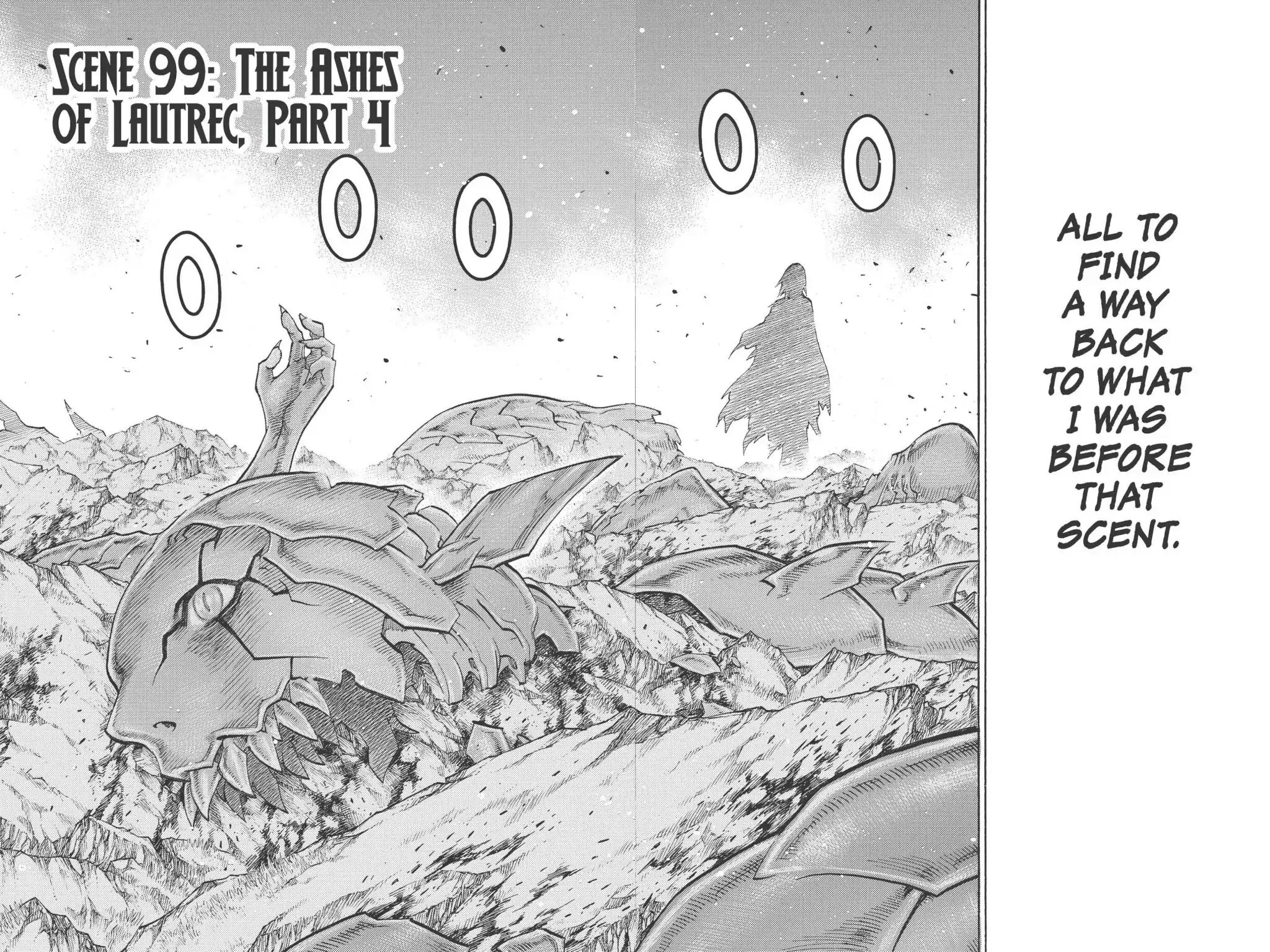 Claymore Chapter 99 page 2 - Chapter 99: Vol.18 Scene 99: The Ashes of Lautrec, Part 4