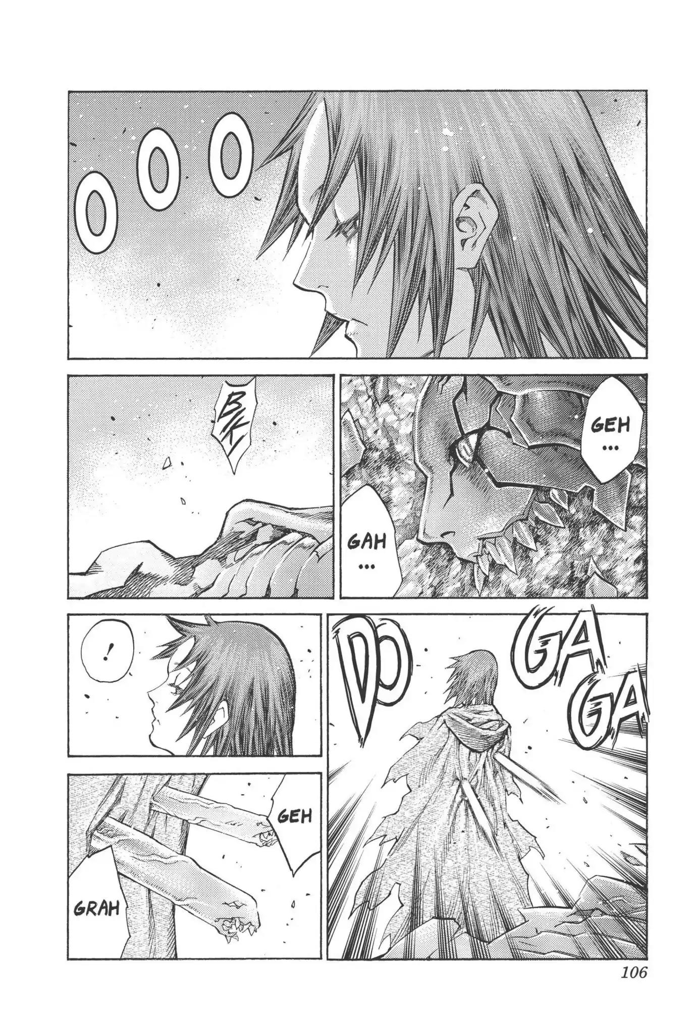 Claymore Chapter 99 page 3 - Chapter 99: Vol.18 Scene 99: The Ashes of Lautrec, Part 4
