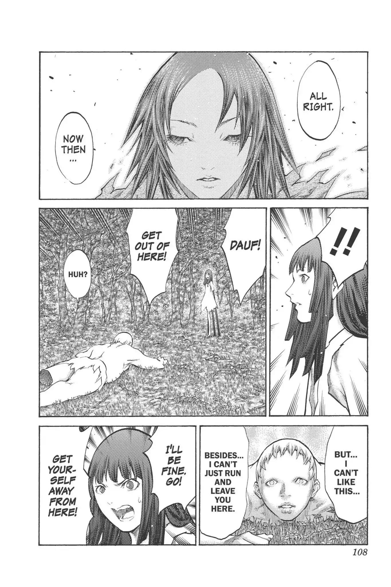 Claymore Chapter 99 page 5 - Chapter 99: Vol.18 Scene 99: The Ashes of Lautrec, Part 4