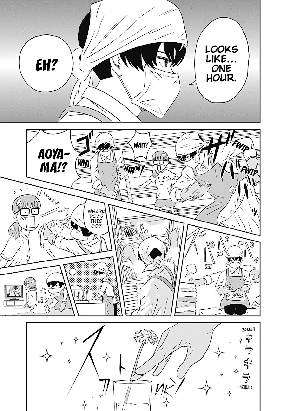Clean Freak! Aoyama-kun Chapter 10 page 10 - Chapter 10: Miwa-Sensei Likes Manga