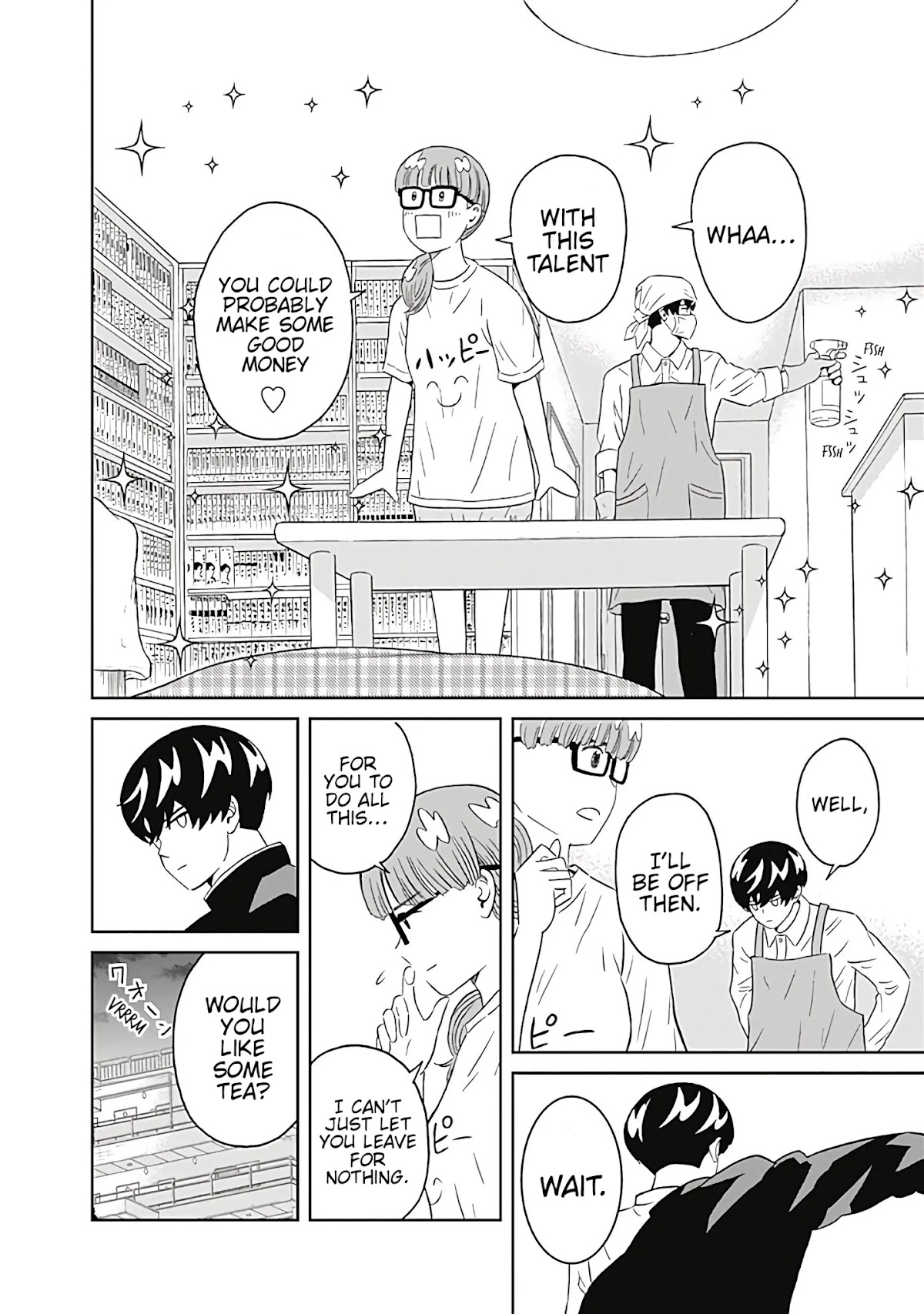 Clean Freak! Aoyama-kun Chapter 10 page 11 - Chapter 10: Miwa-Sensei Likes Manga