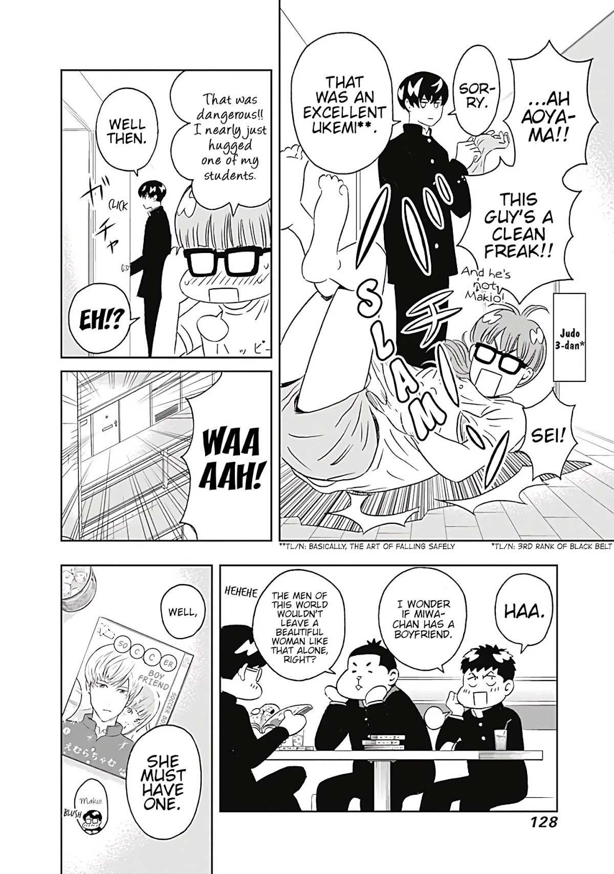Clean Freak! Aoyama-kun Chapter 10 page 19 - Chapter 10: Miwa-Sensei Likes Manga