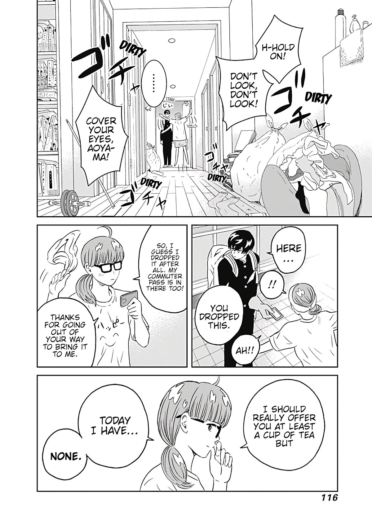Clean Freak! Aoyama-kun Chapter 10 page 7 - Chapter 10: Miwa-Sensei Likes Manga
