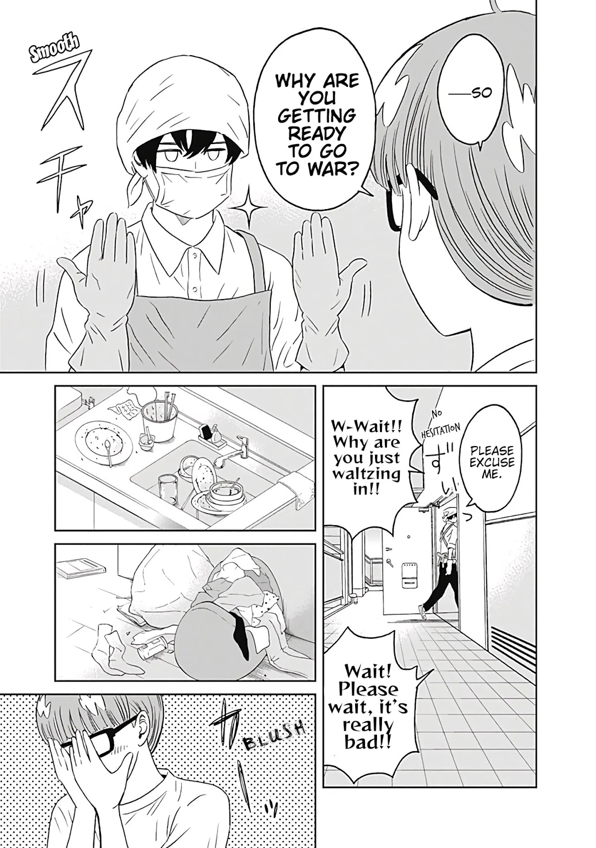 Clean Freak! Aoyama-kun Chapter 10 page 8 - Chapter 10: Miwa-Sensei Likes Manga