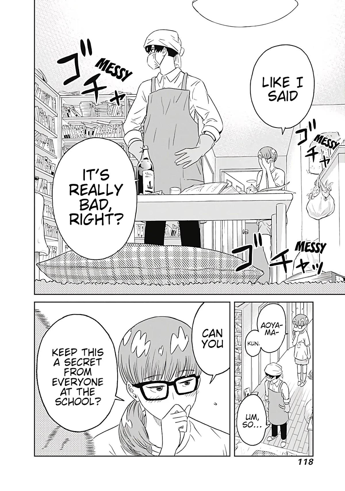 Clean Freak! Aoyama-kun Chapter 10 page 9 - Chapter 10: Miwa-Sensei Likes Manga