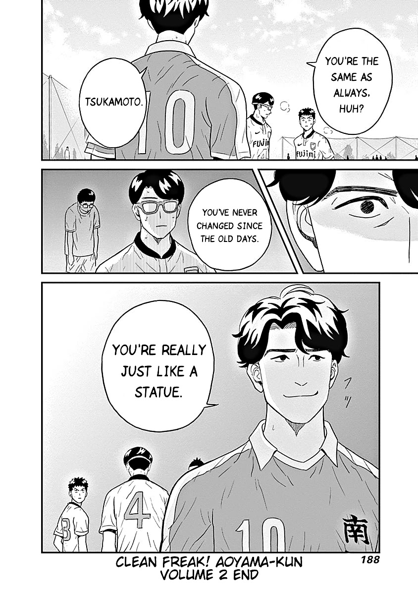 Clean Freak! Aoyama-kun Chapter 13 page 18 - Chapter 13: Tsukamoto-kun's Has a Slow Start