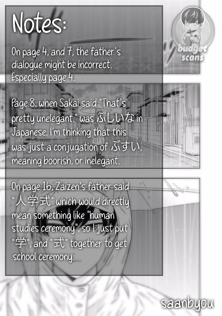 Clean Freak! Aoyama-kun Chapter 16 page 20 - Chapter 16: Zaizen-kun's Daddy is Scary