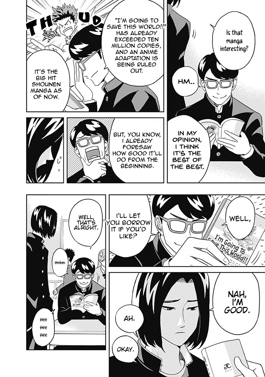 Clean Freak! Aoyama-kun Chapter 18 page 2 - Chapter 18: Four-Eyes is Obsessed With Shounen Manga